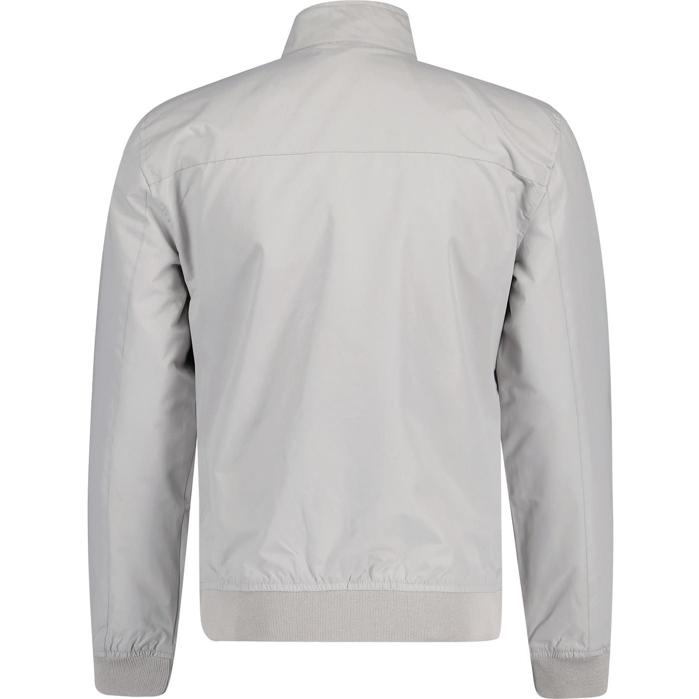 French Connection Retro Mod Harrington Jacket in Light Grey