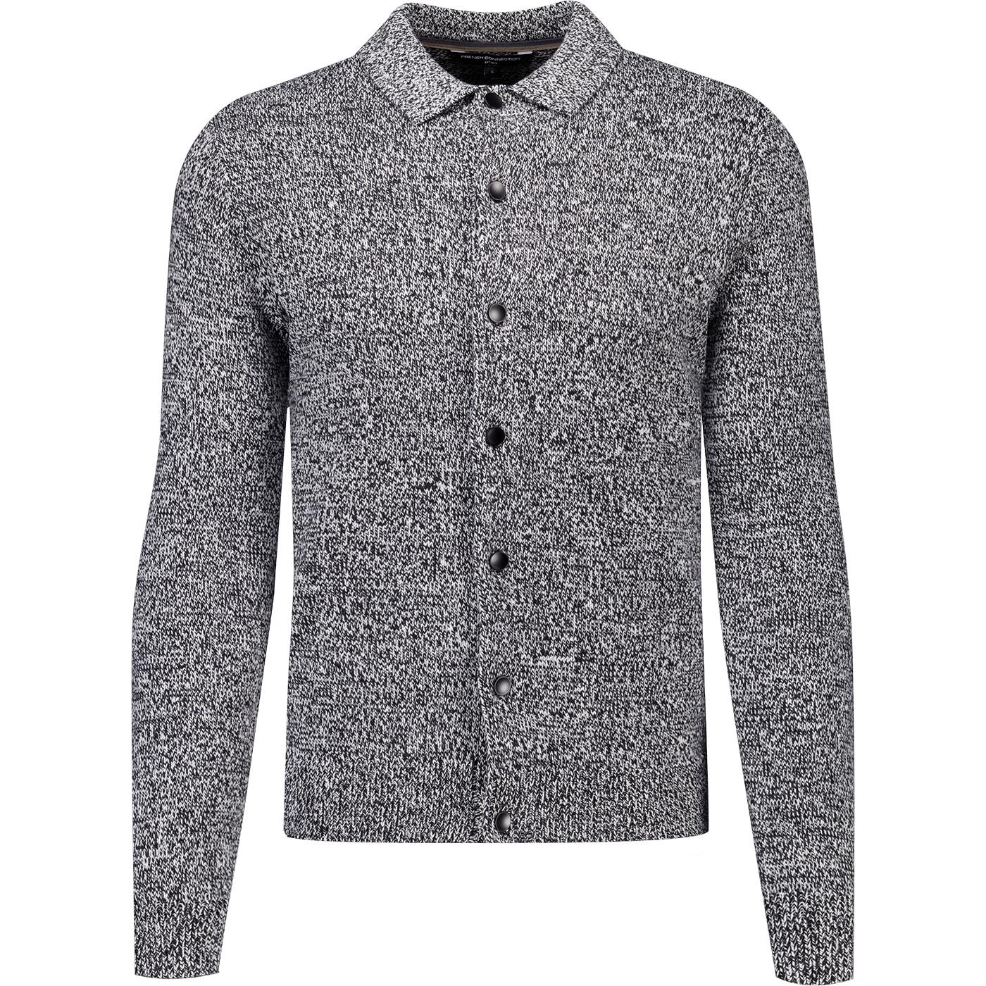 French Connection Retro Melange Knitted L/S Shirt 