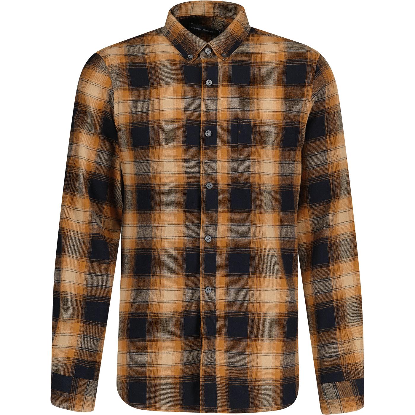 French Connection Retro Checked Flannel Shirt R