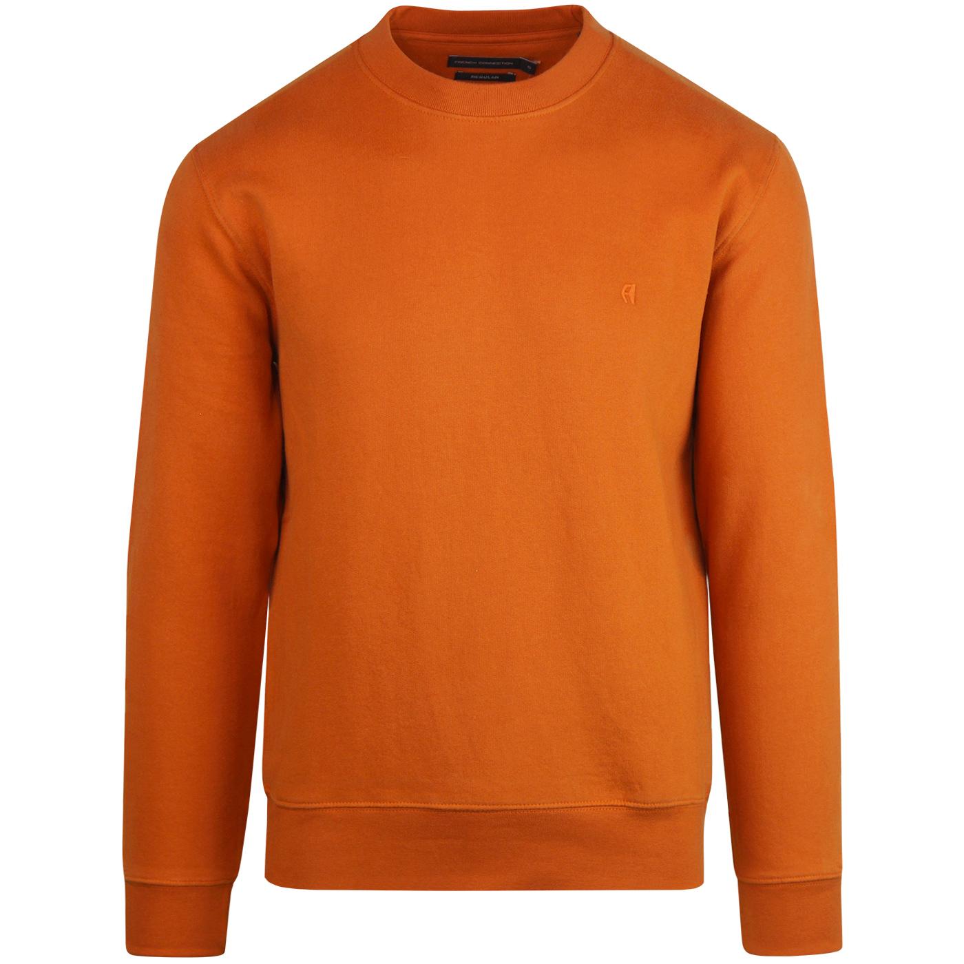 FRENCH CONNECTION Sunday Retro Sweatshirt in Orange
