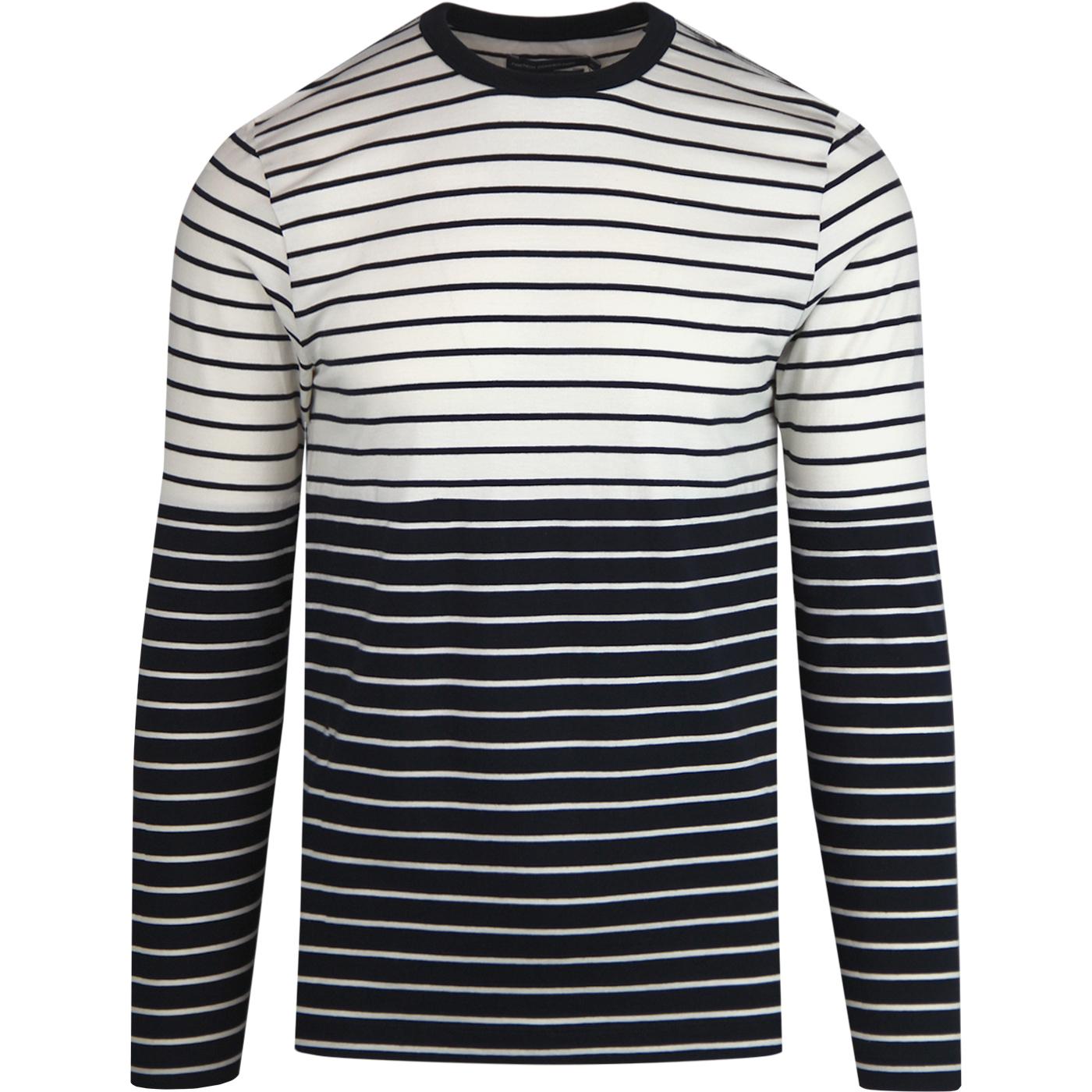 FRENCH CONNECTION Retro Stripe Long Sleeve T-shirt