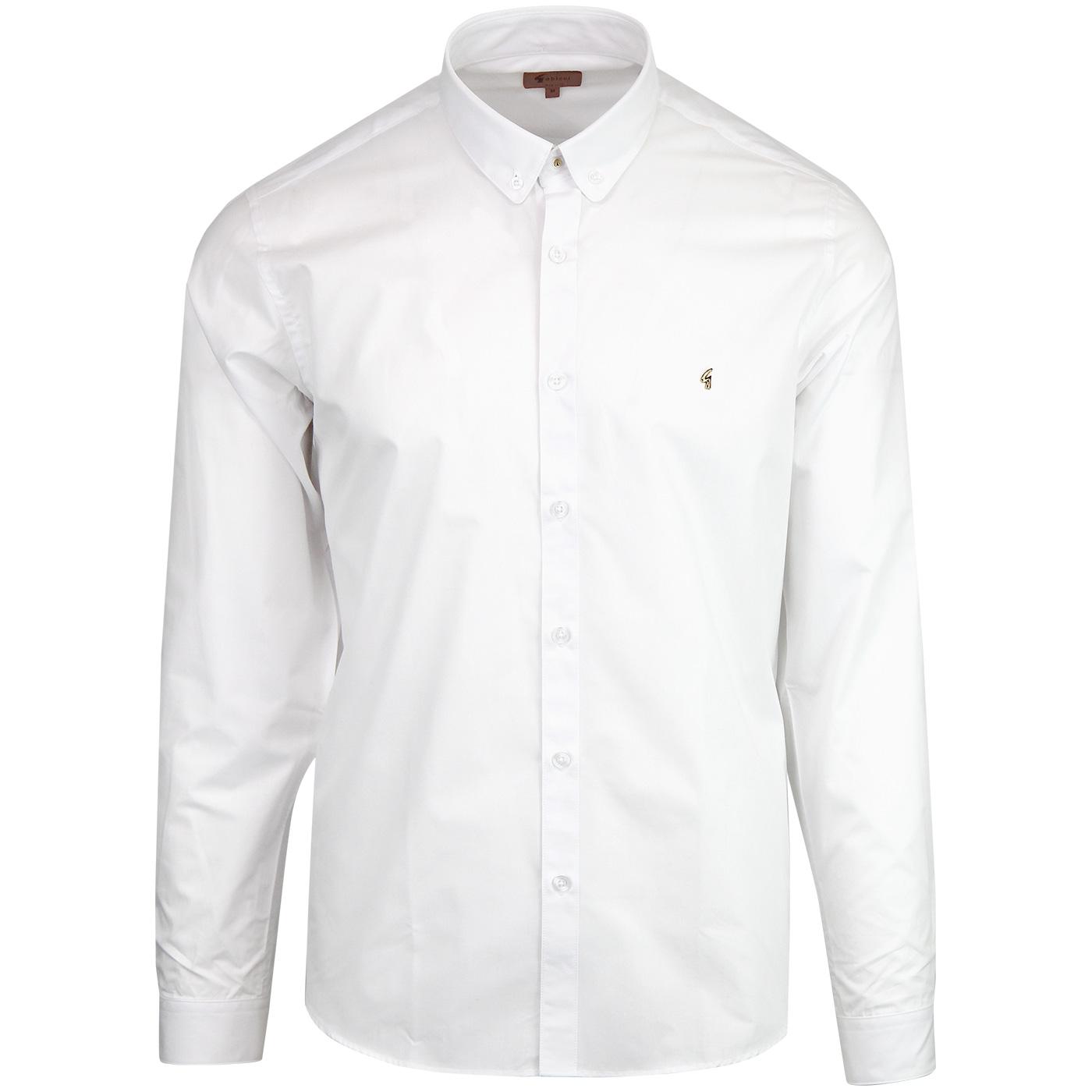 Antonio GABICCI VINTAGE 60s Mod Stud Collar Shirt