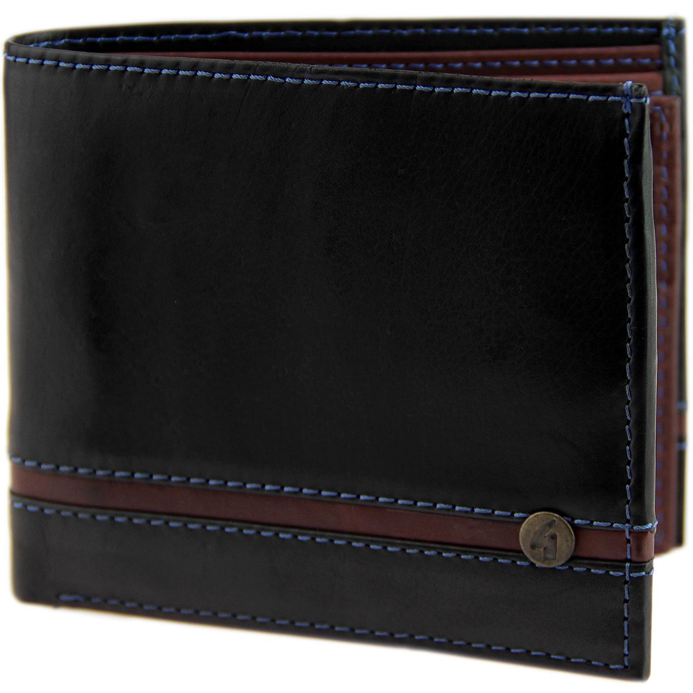GABICCI VINTAGE Retro Leather Gatefold Wallet (B)