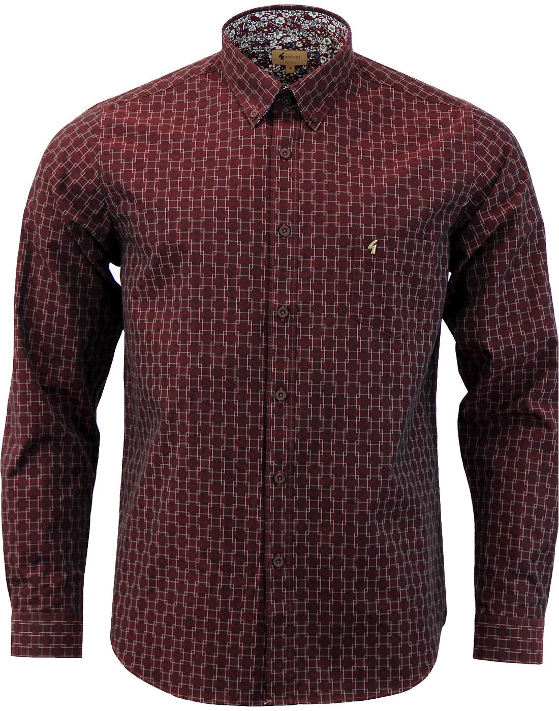 Newcross GABICCI VINTAGE Tonal Pattern Shirt P