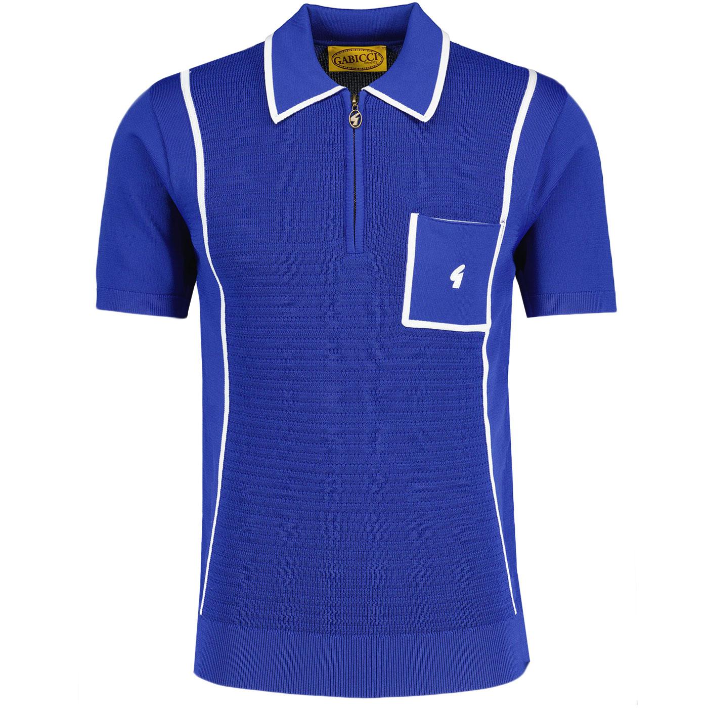 Alfeo Gabicci Vintage Archive Textured Knit Polo S