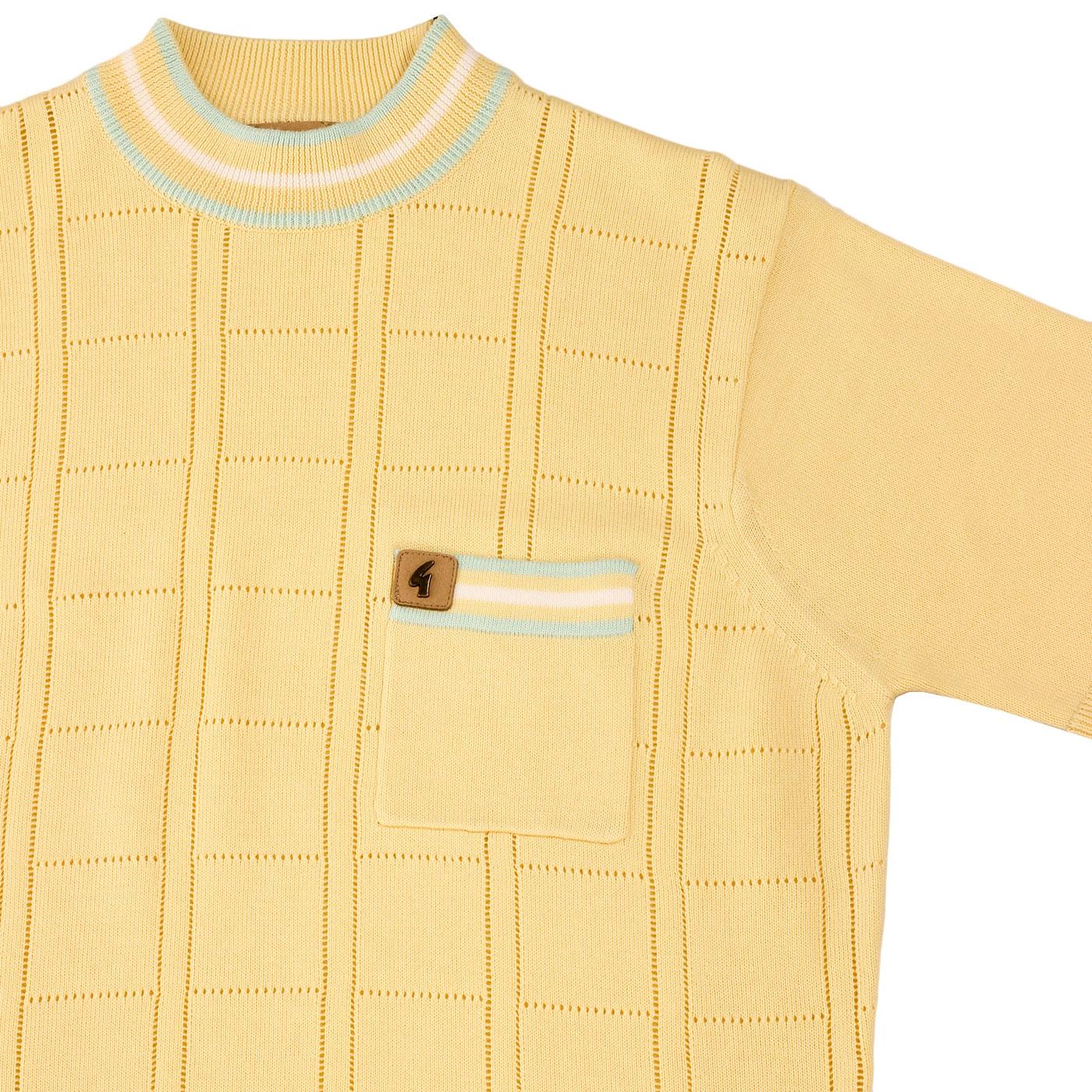 Fonda Gabicci Vintage Tipped Mock Turtleneck Tee V