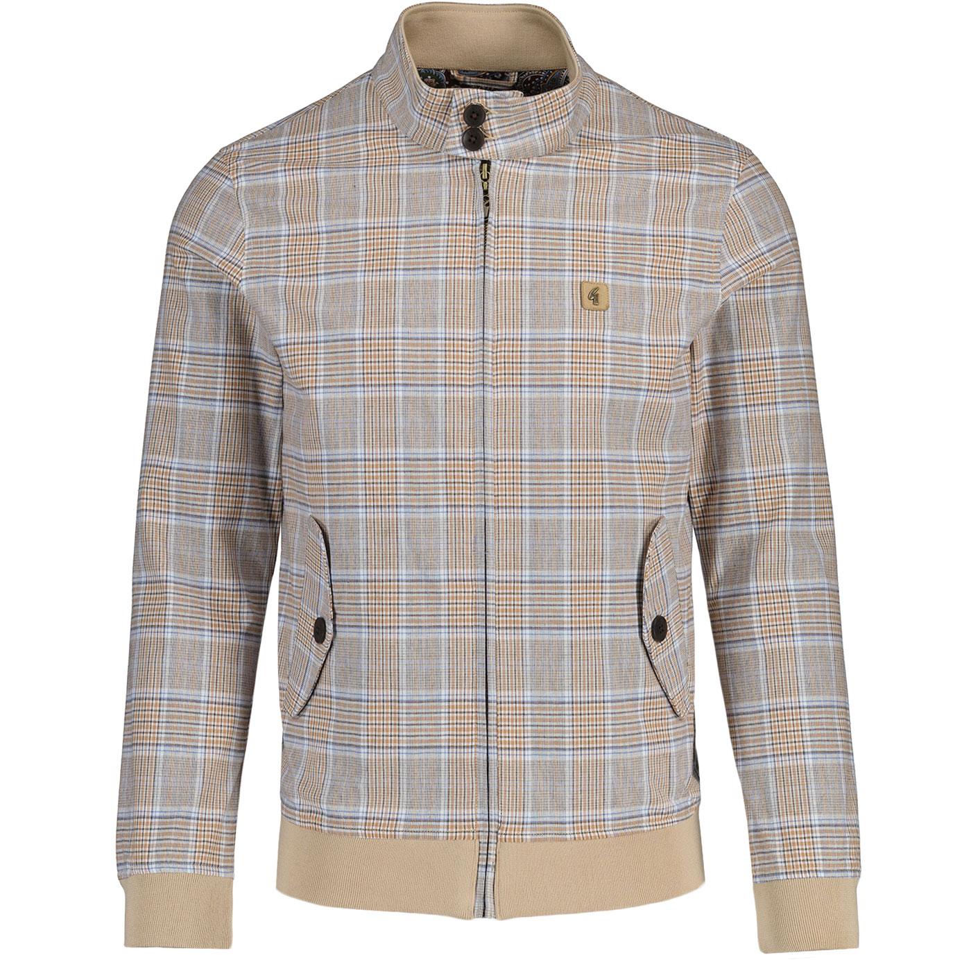 Hadrian Gabicci Vintage Check Harrington Jacket