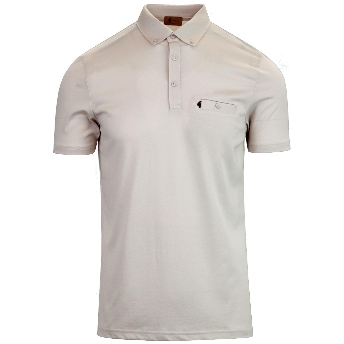Ladro GABICCI VINTAGE Mod Button Down Polo (Oat)
