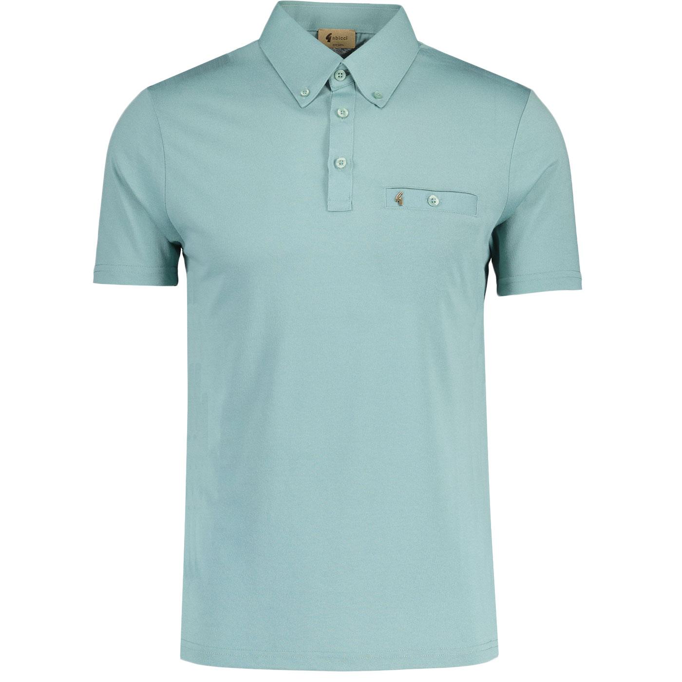 Ladro GABICCI VINTAGE Mod Button Down Polo Meadow