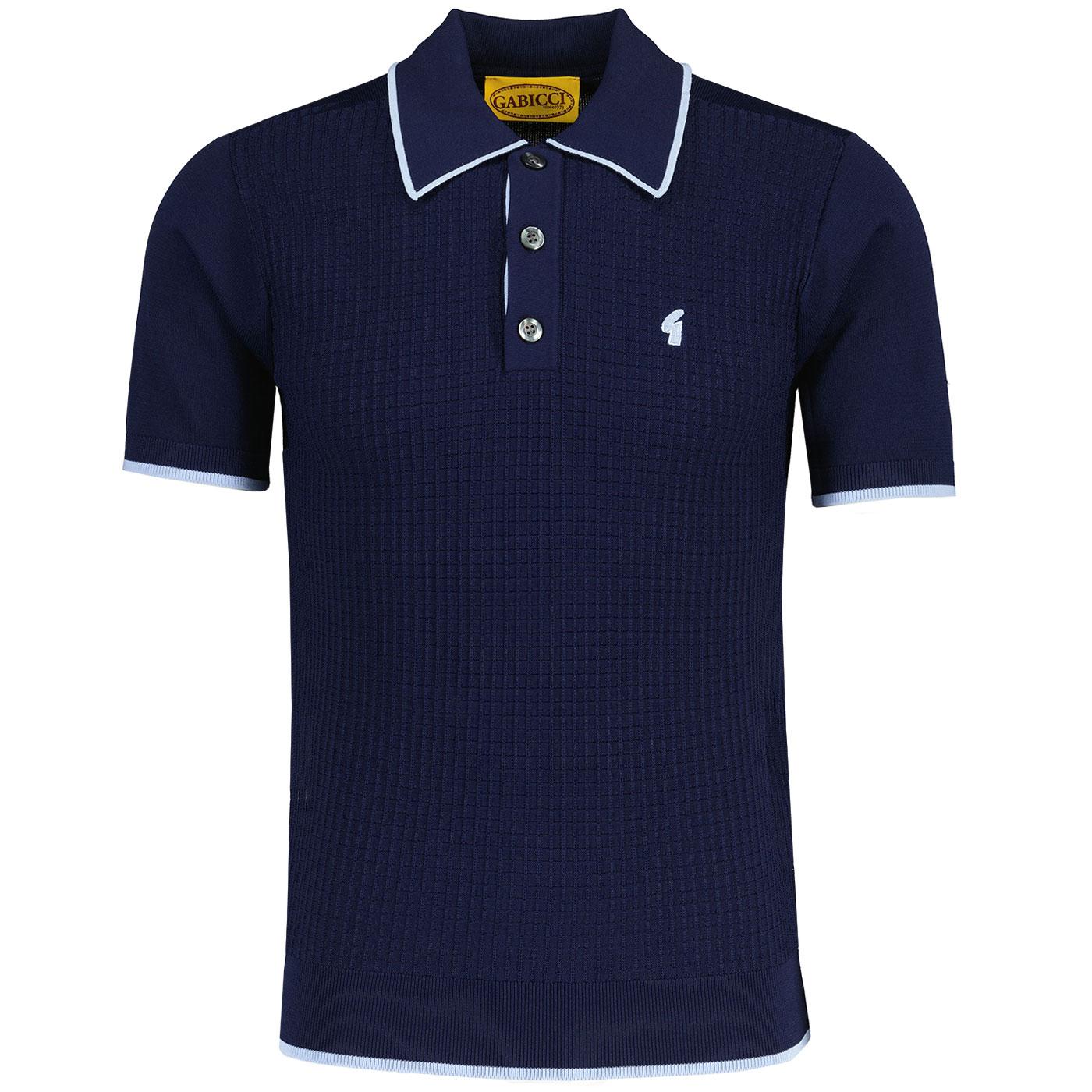 Malcolm Gabicci Vintage 70s Archive Knitted Polo N