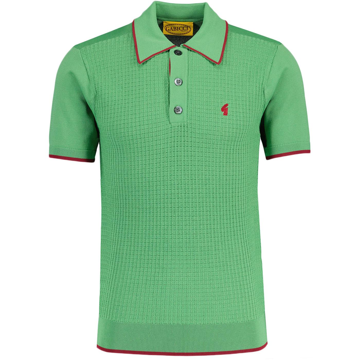Malcolm Gabicci Vintage 70s Archive Knitted Polo V