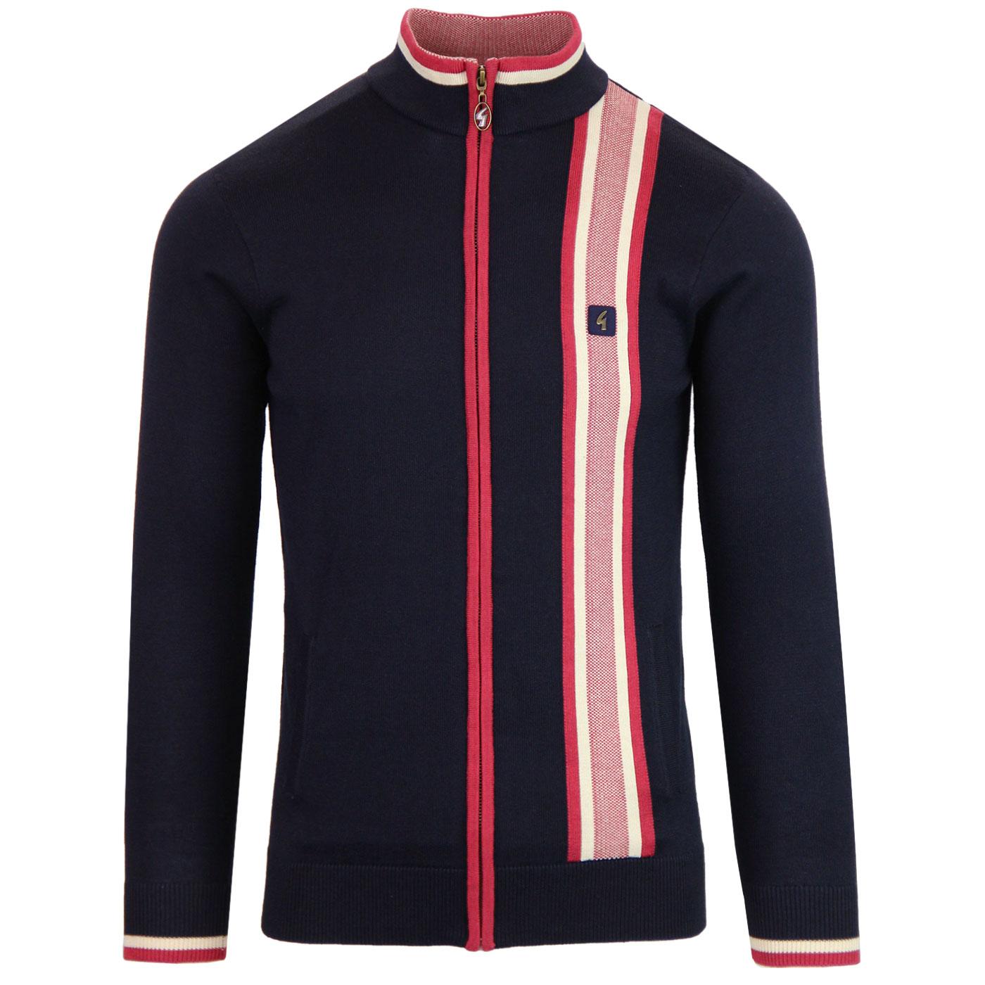 Malfort GABICCI VINTAGE Mod 70s Knitted Track Top
