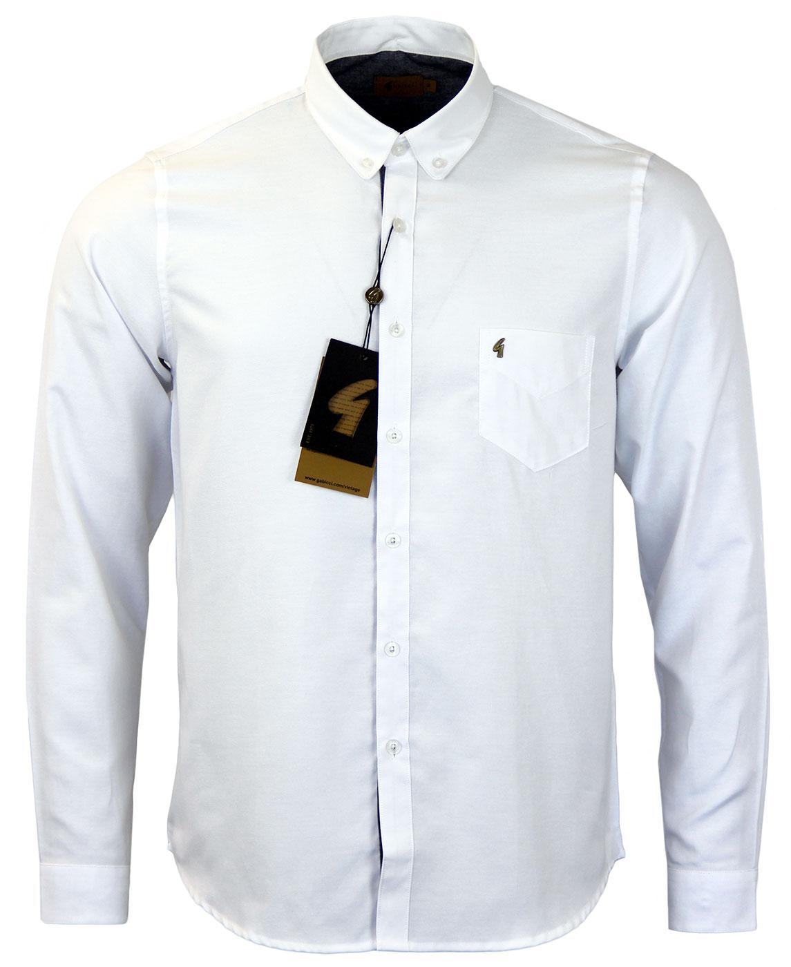GABICCI VINTAGE Mod Rounded Collar Oxford Shirt W
