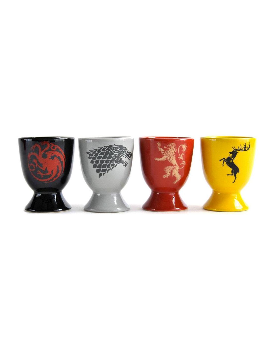 Sigils GAME OF THRONES 4 Set Boxed Egg Cups 