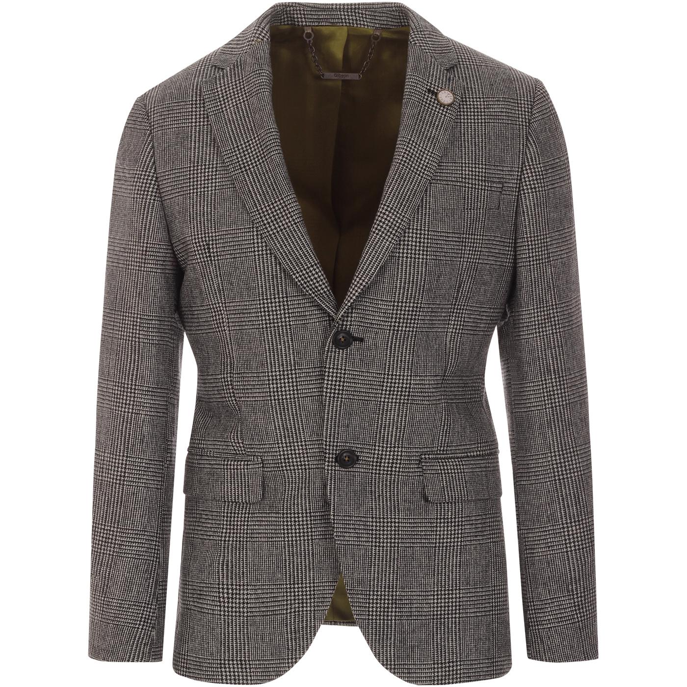 GIBSON LONDON Prince of Wales Check Suit Jacket