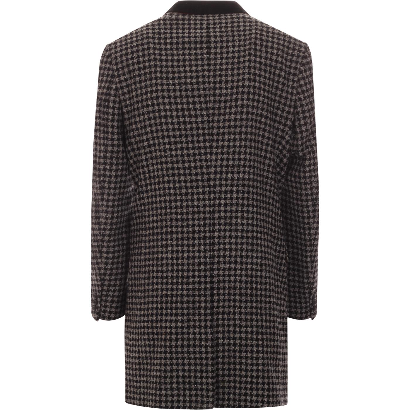 GIBSON LONDON Vinnie 60s Mod Geo Dogtooth Dress Jacket