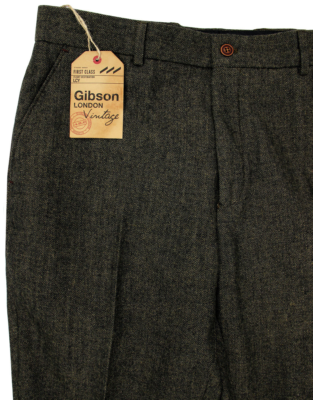 Gibson Merino Wool Trousers - Vance Vivian Menswear