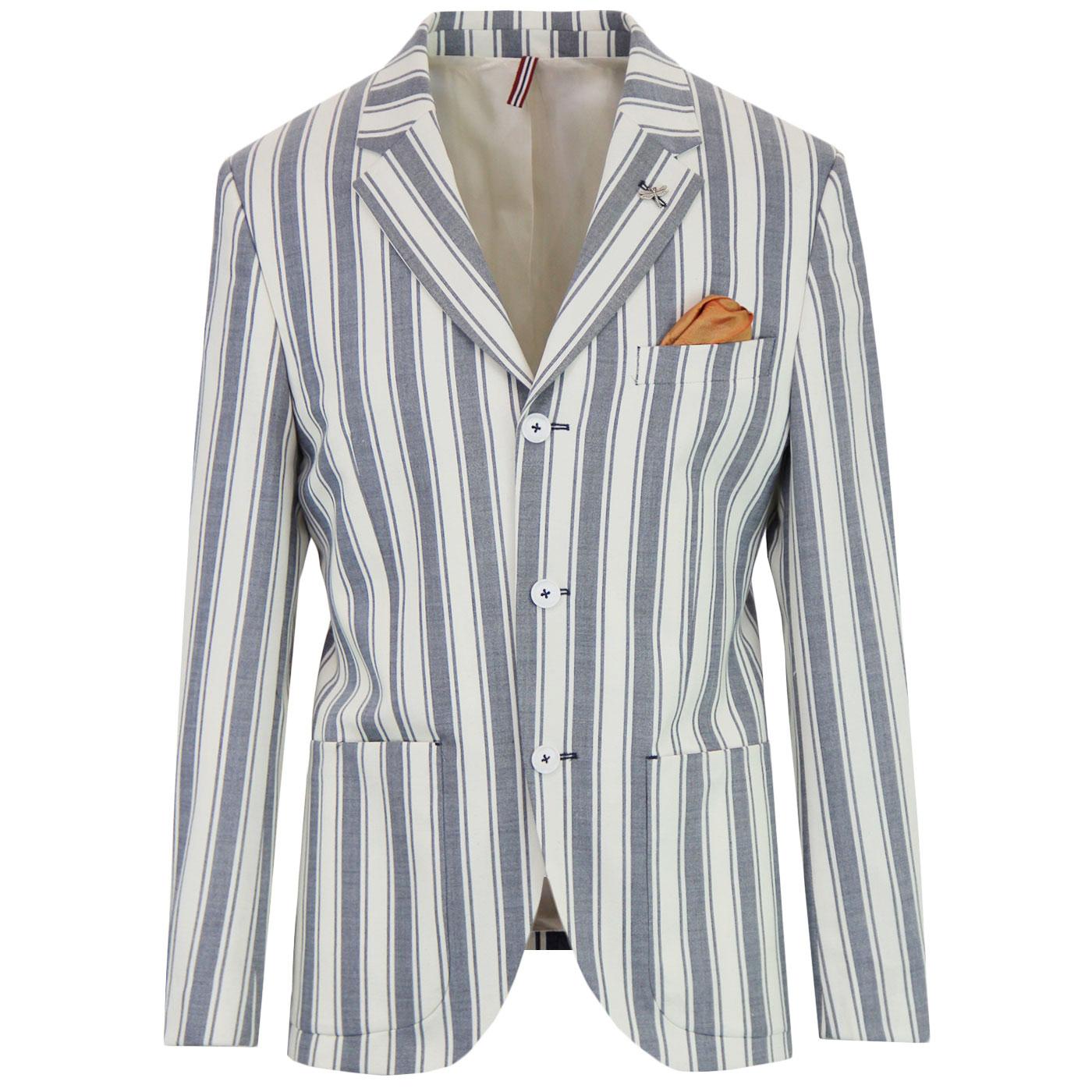 Russell GIBSON LONDON Mod Maritime Stripe Blazer
