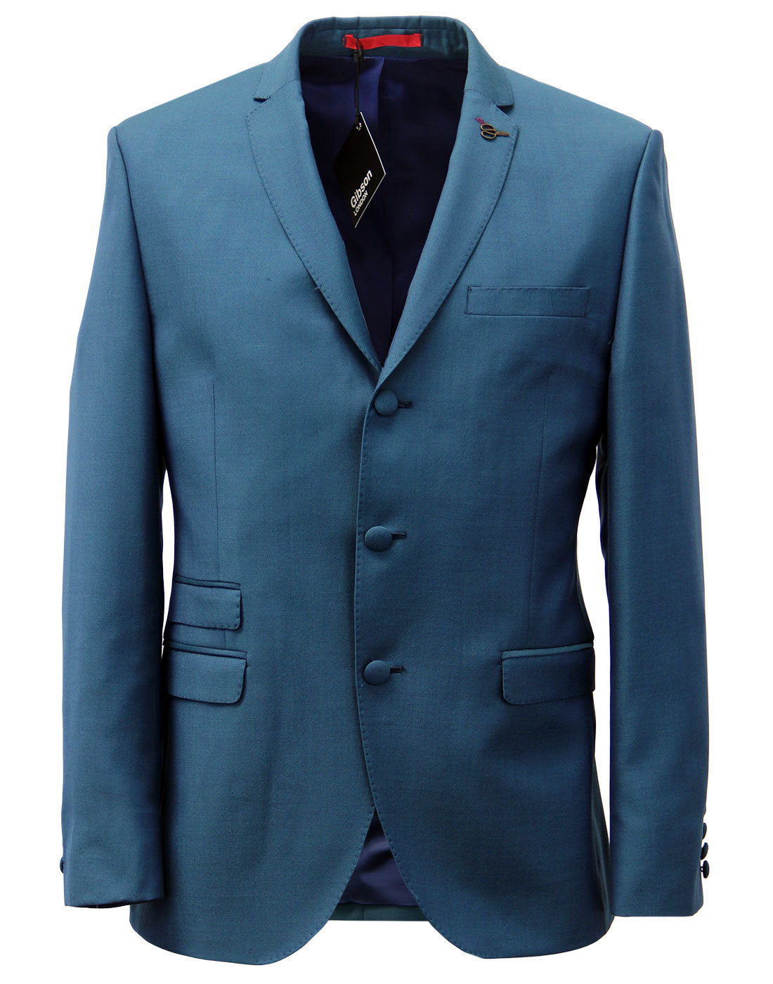 GIBSON LONDON 3 Button Hopsack Tonic Suit Jacket