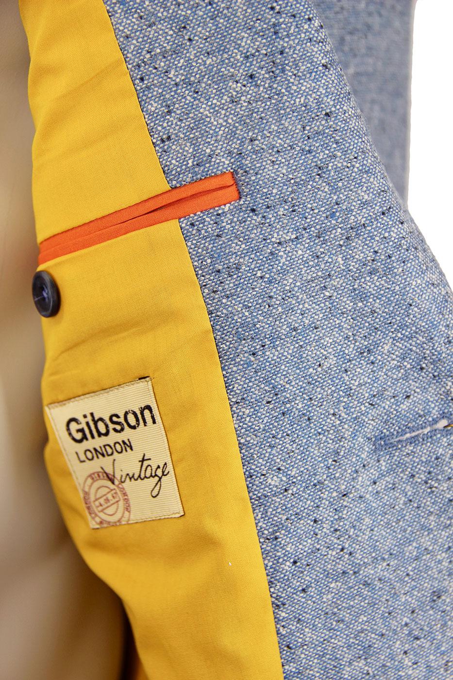 Blazer Homme Gibson London - Taille 42, Bleu Marine En Coton, Occasion Bon état