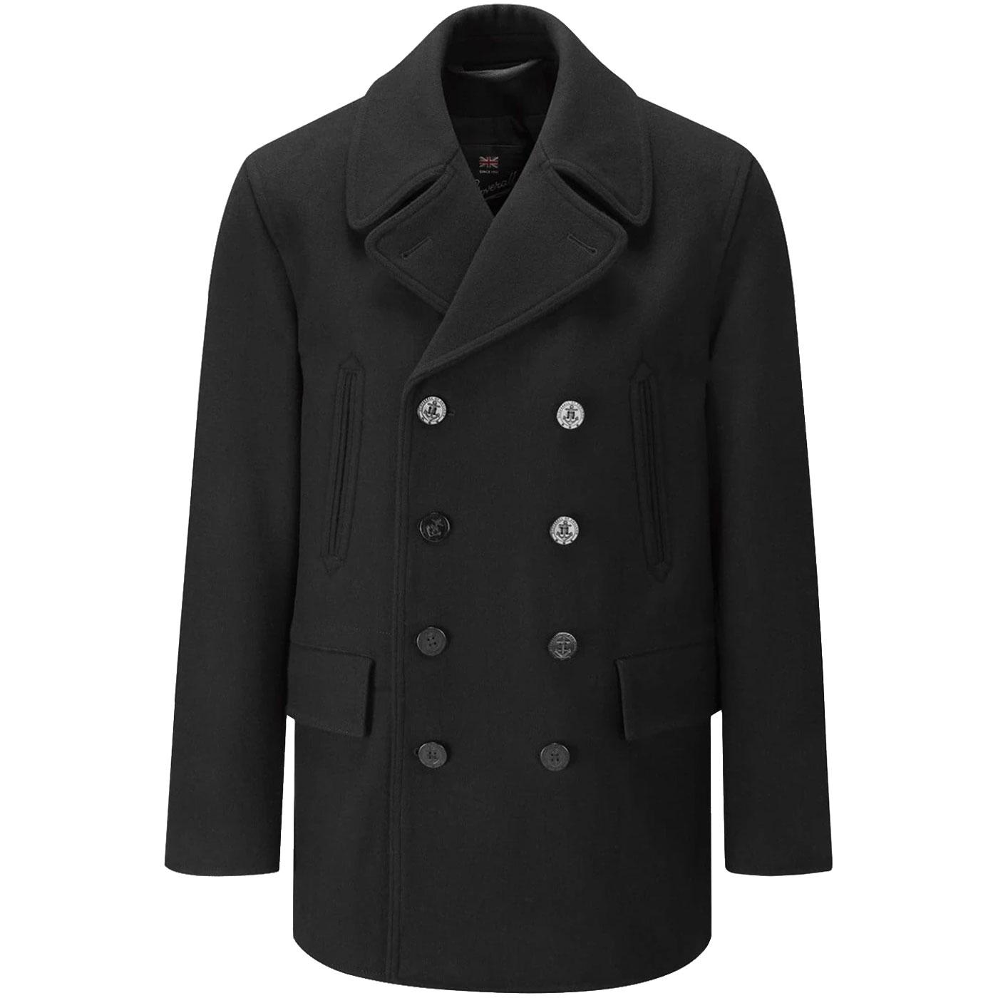 Churchill GLOVERALL Made in England Reefer Peacoat