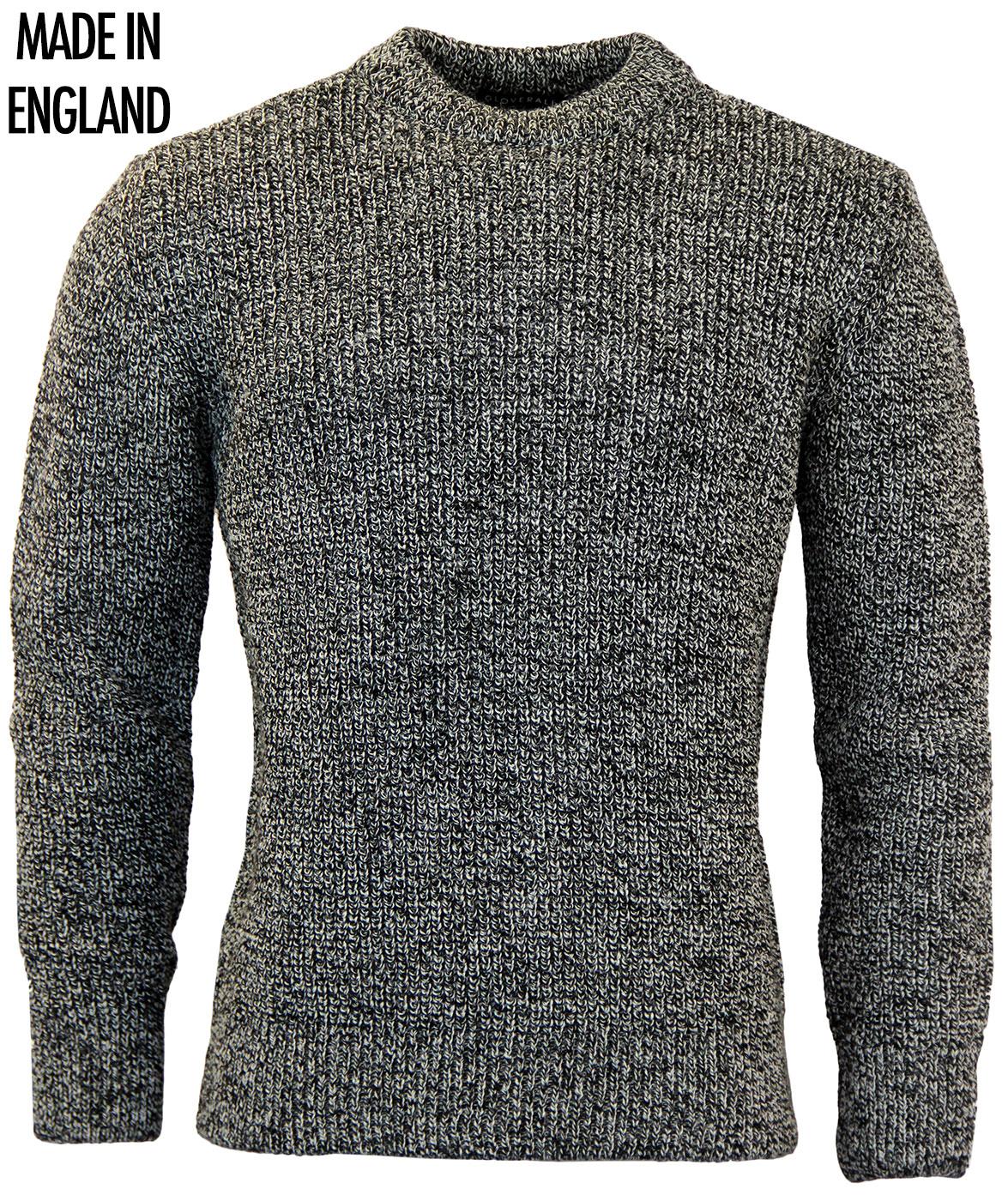 GLOVERALL Retro Chunky Knit Wool Jumper