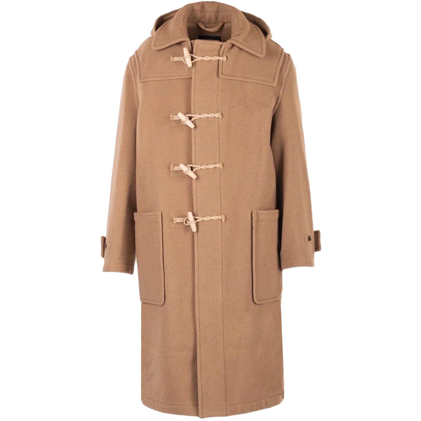 Harrison Gloverall Collared Duffle Coat  (Camel)