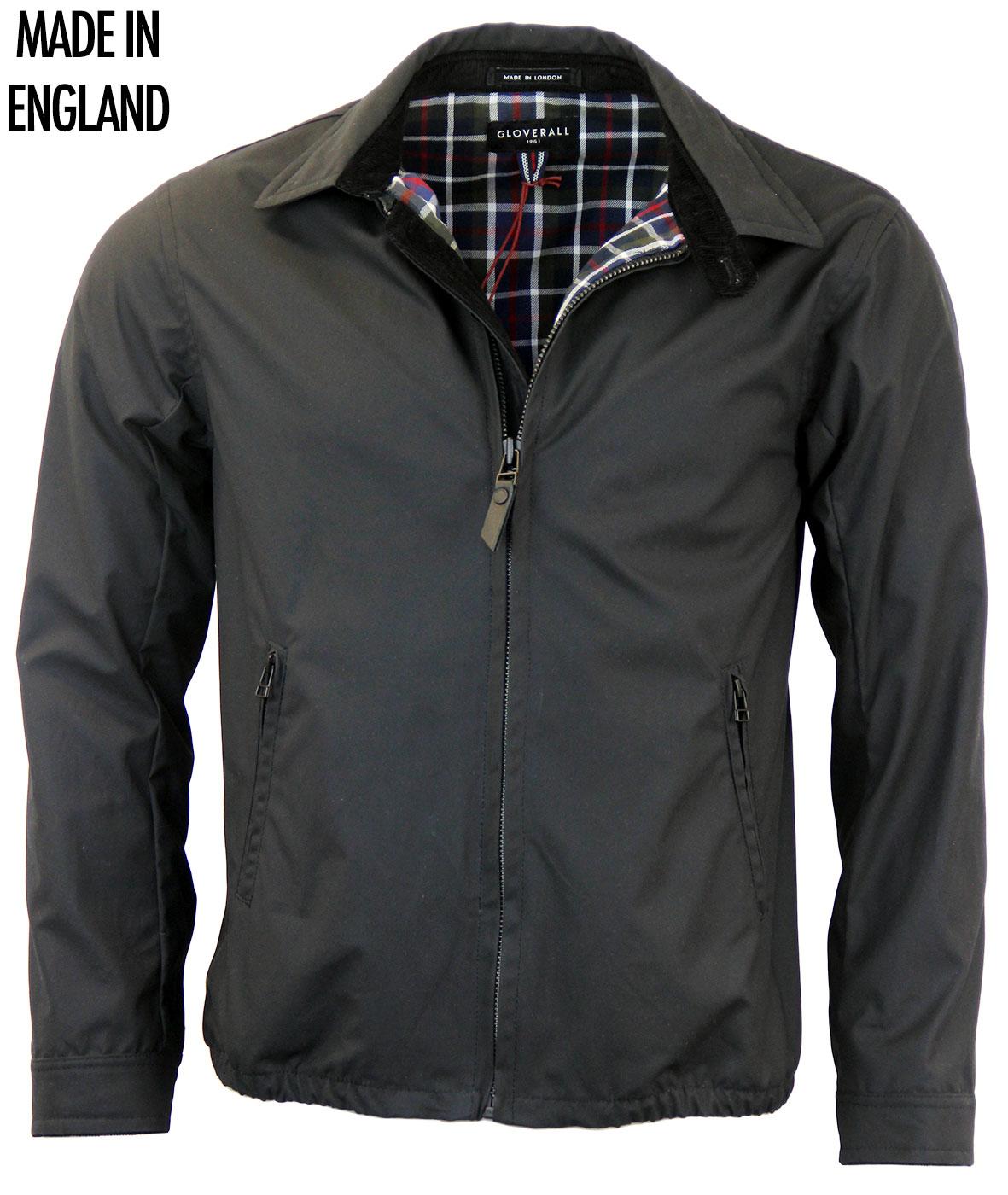 GLOVERALL Made In England Waxed Bomber Jacket