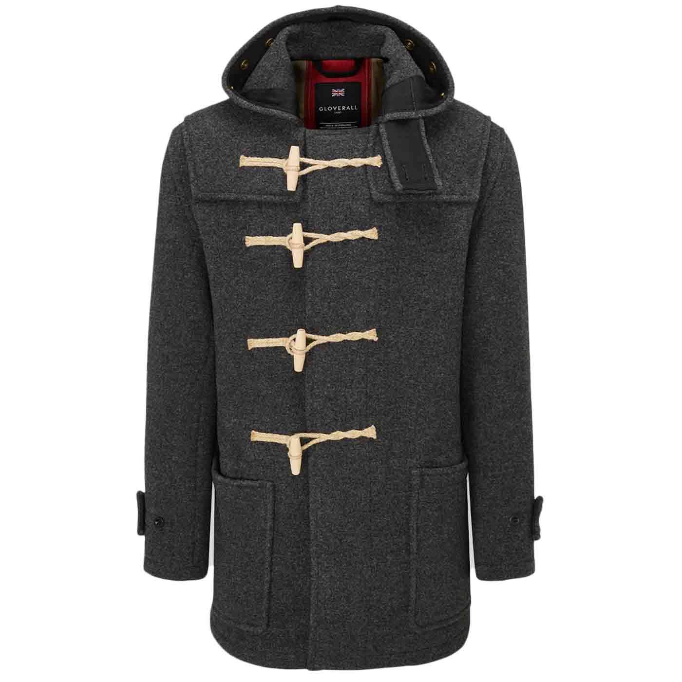 GLOVERALL Union Jack Mid Monty Mod Duffle Coat C