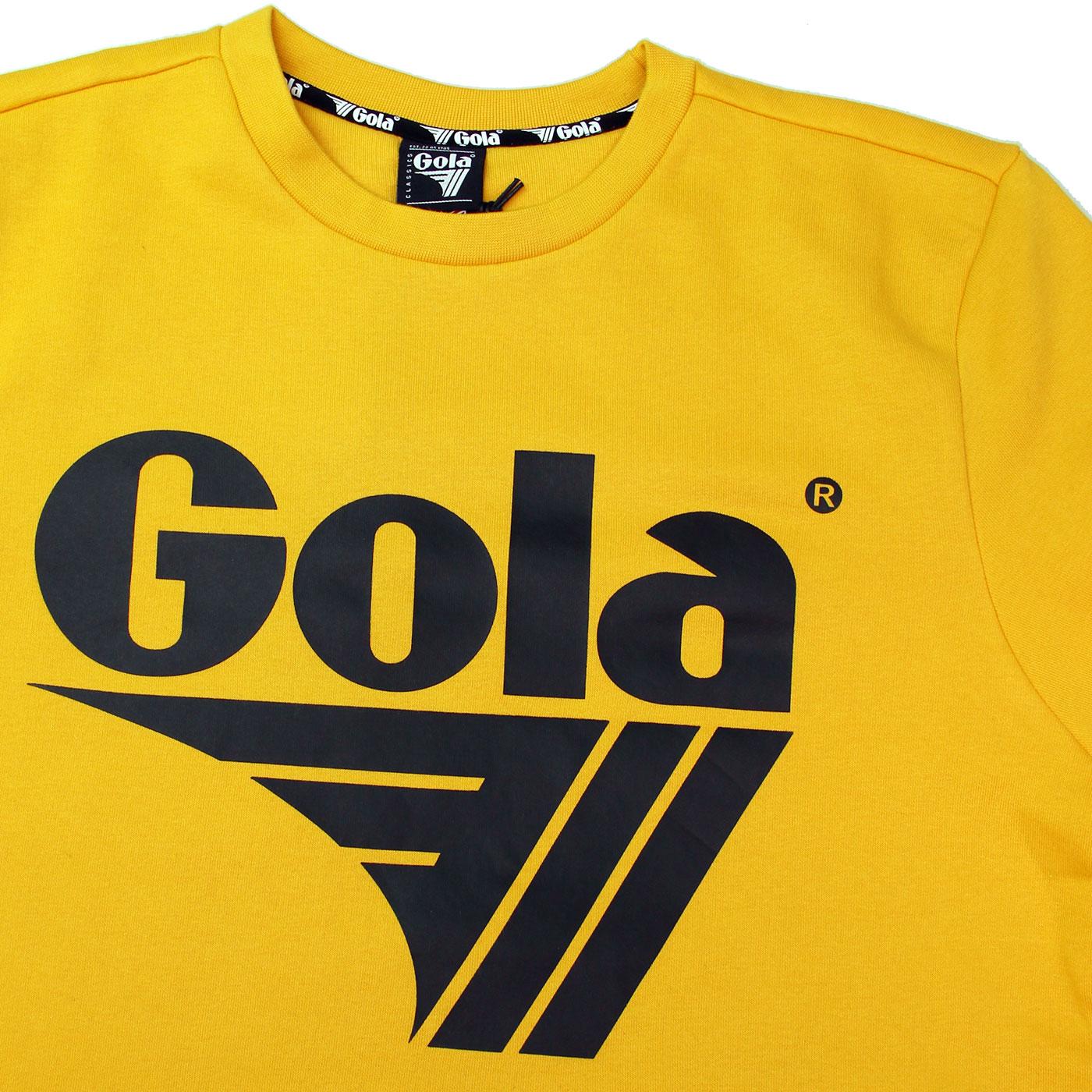 Bell GOLA CLASSICS Retro 80's Logo Sweatshirt GOLD