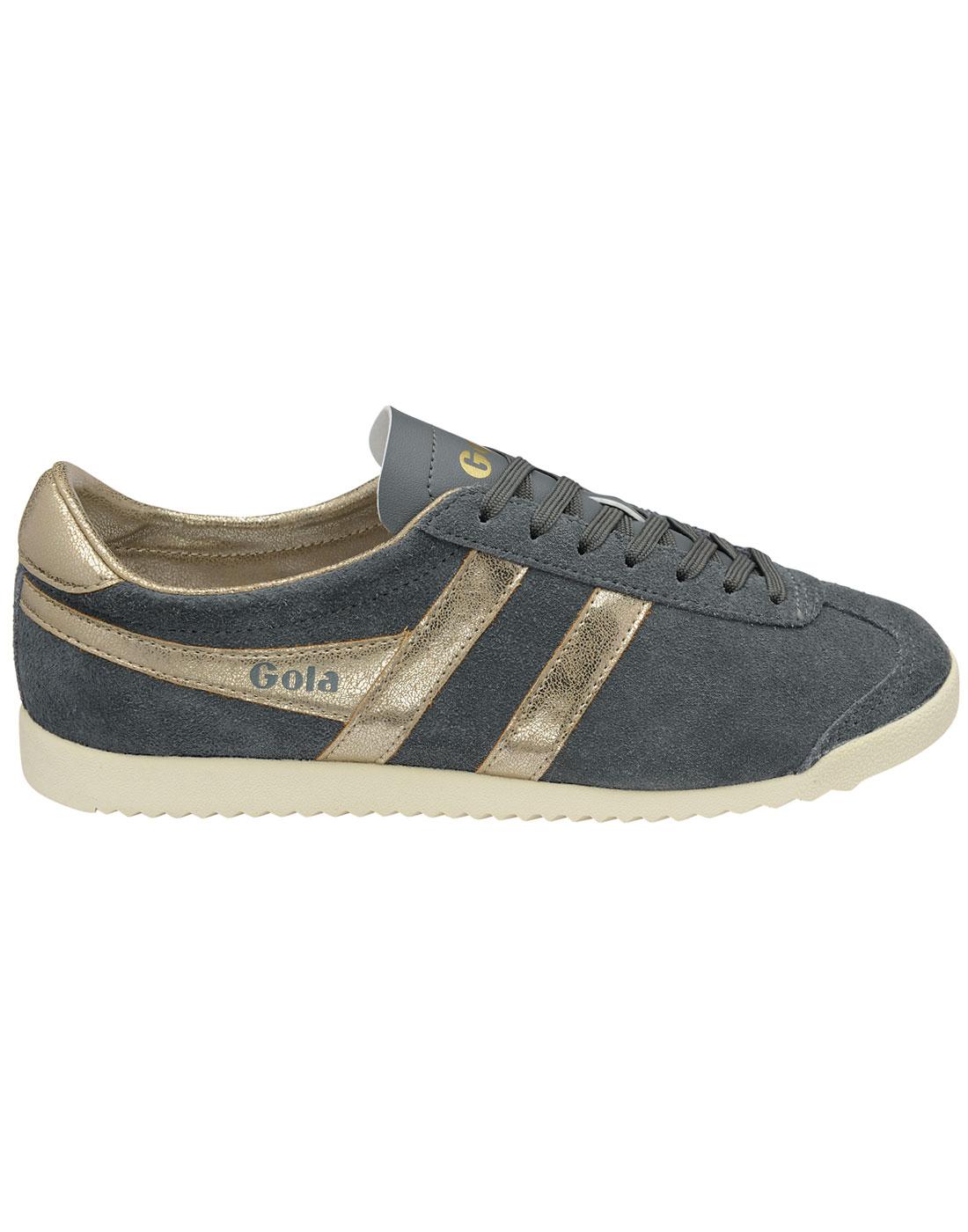 Bullet Mirror GOLA 70s Metallic Suede Trainers (G)