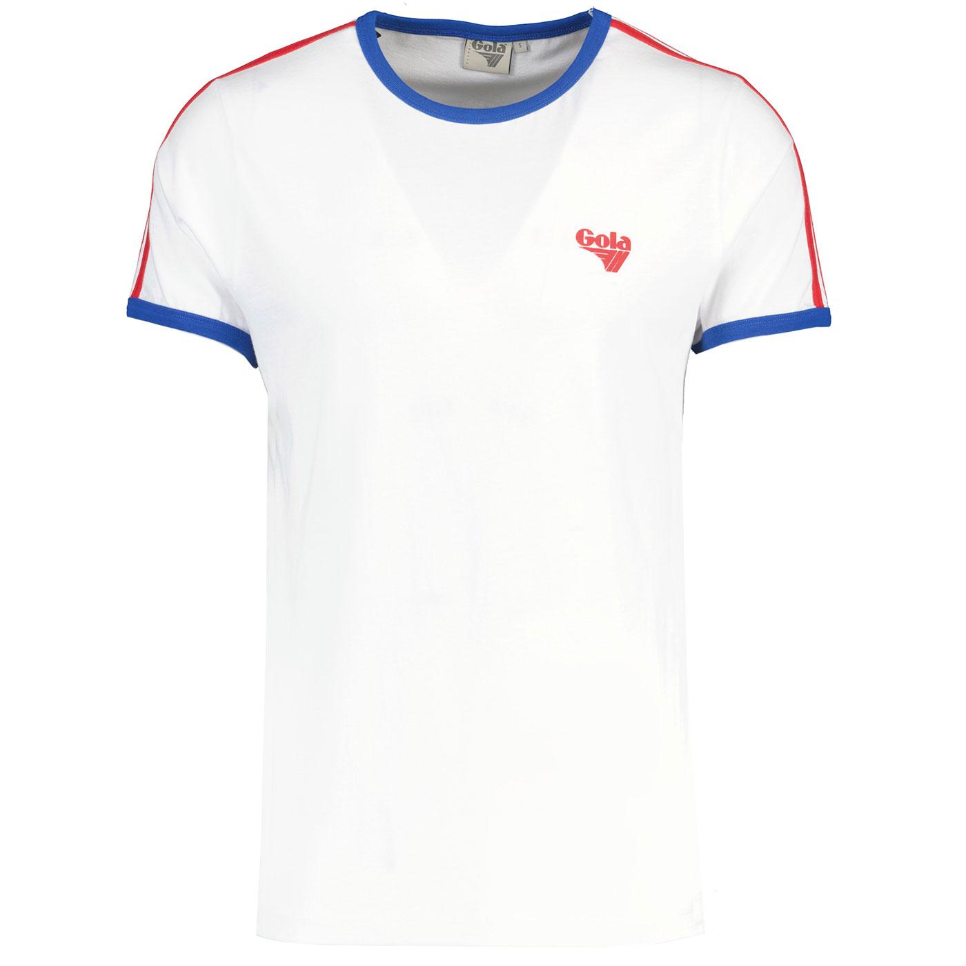 Gola Classics Retro 70s Binding Stripe Ringer Tee 