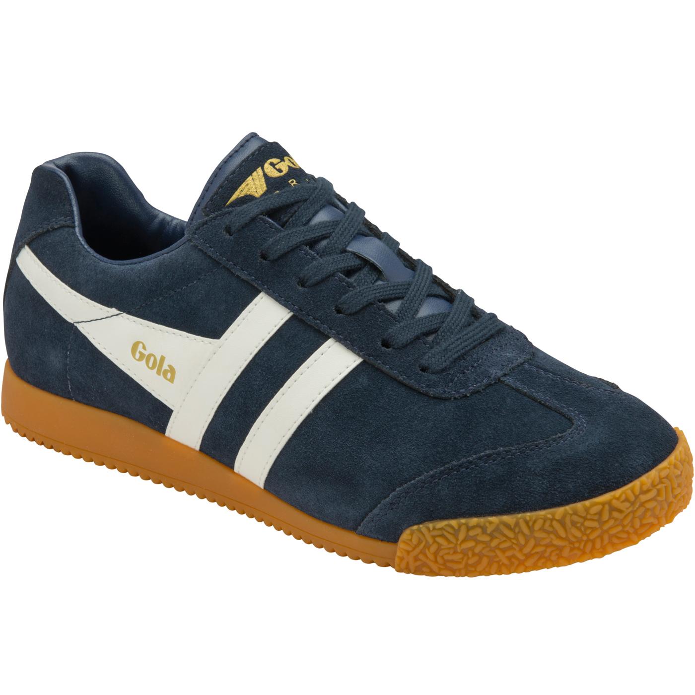 GOLA Harrier Women's Retro 1980's Trainers in Navy