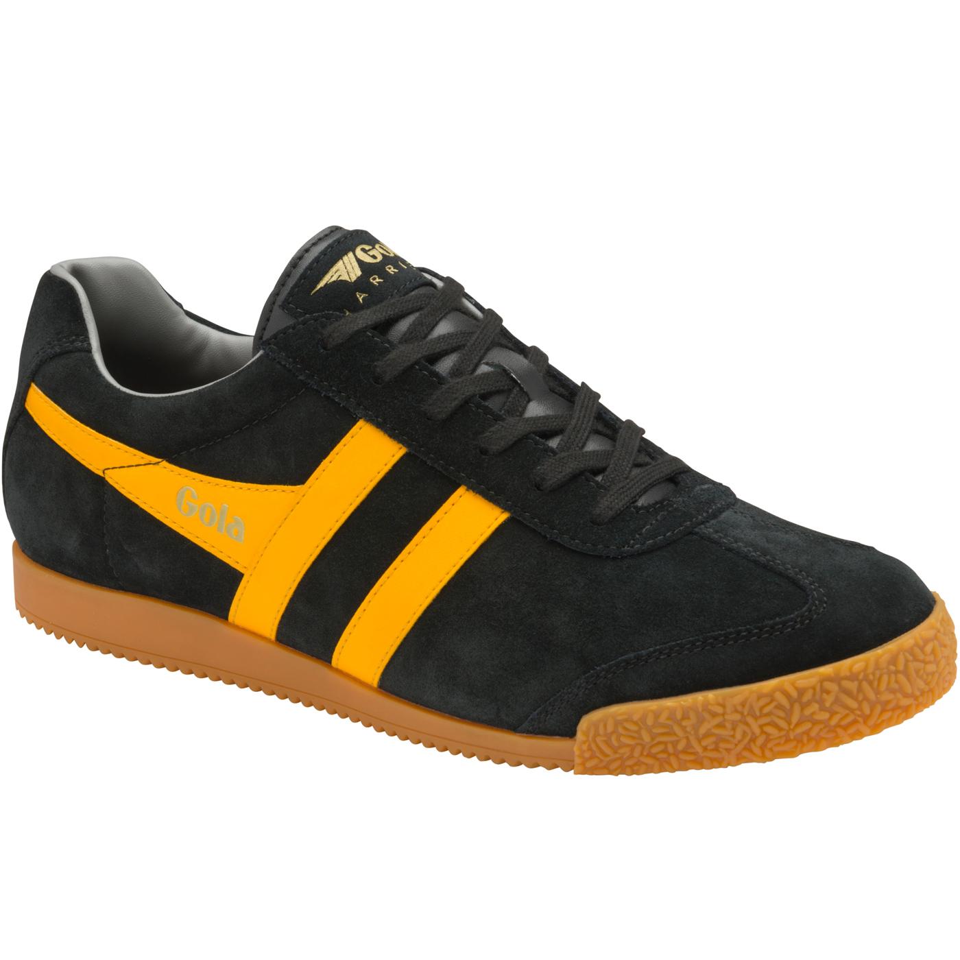 GOLA Harrier Suede Mens Retro 70s Trainers (B/S/G)