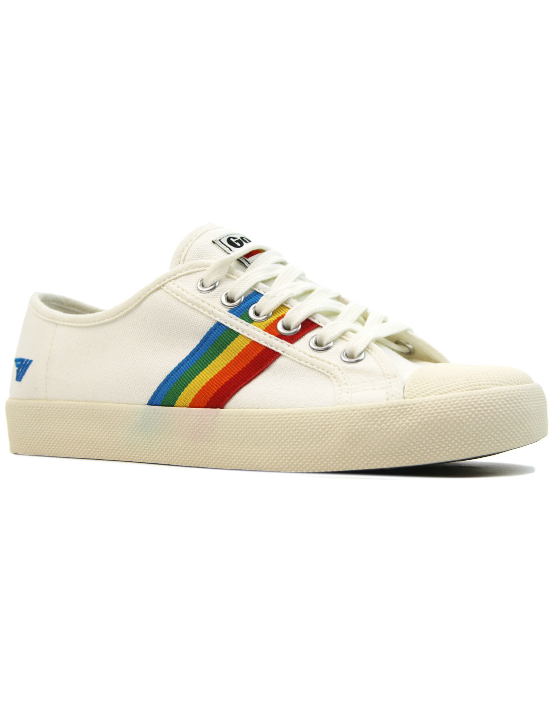 gola rainbow trainers white
