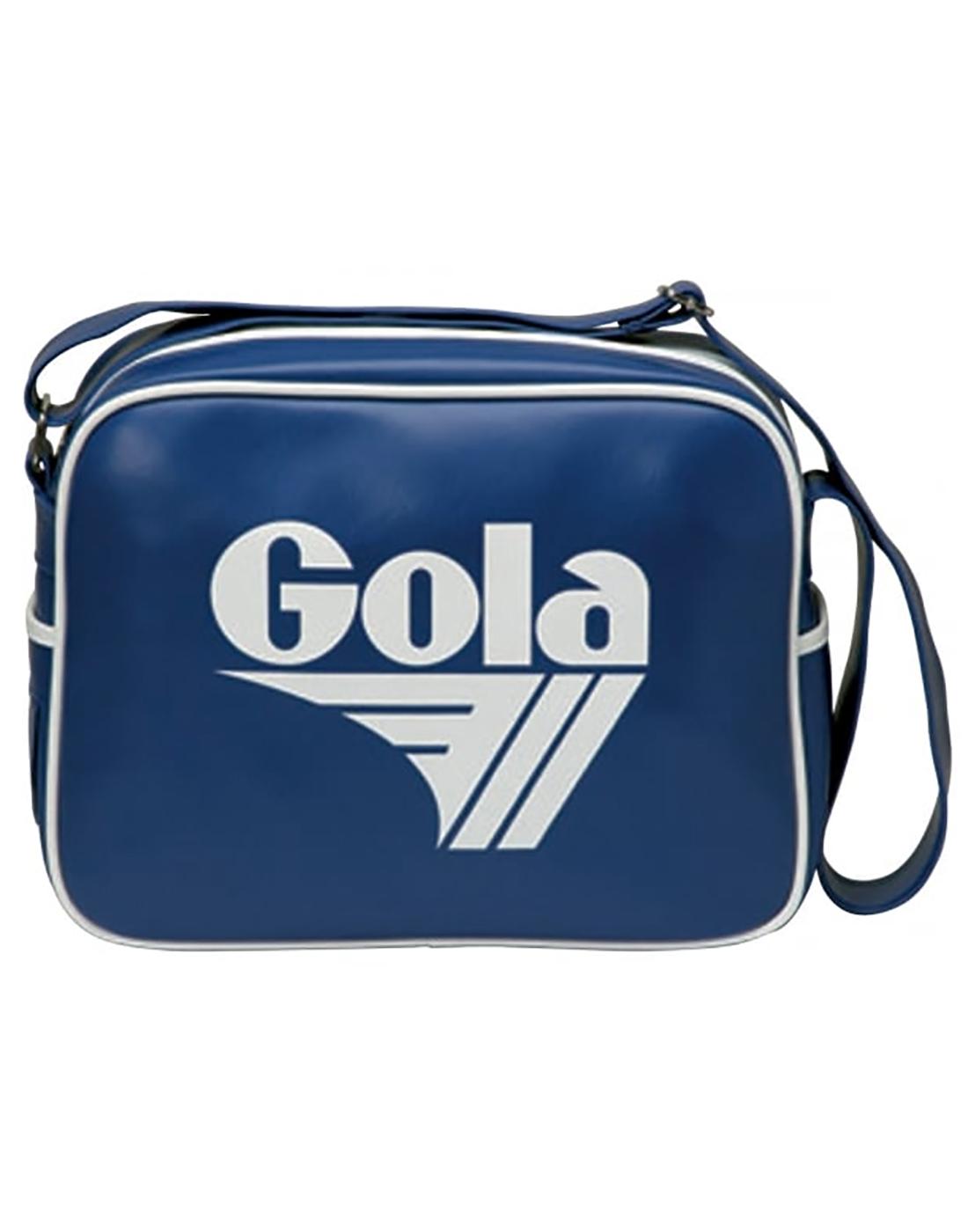 GOLA Redford Retro 70s Shoulder Bag in Reflex Blue