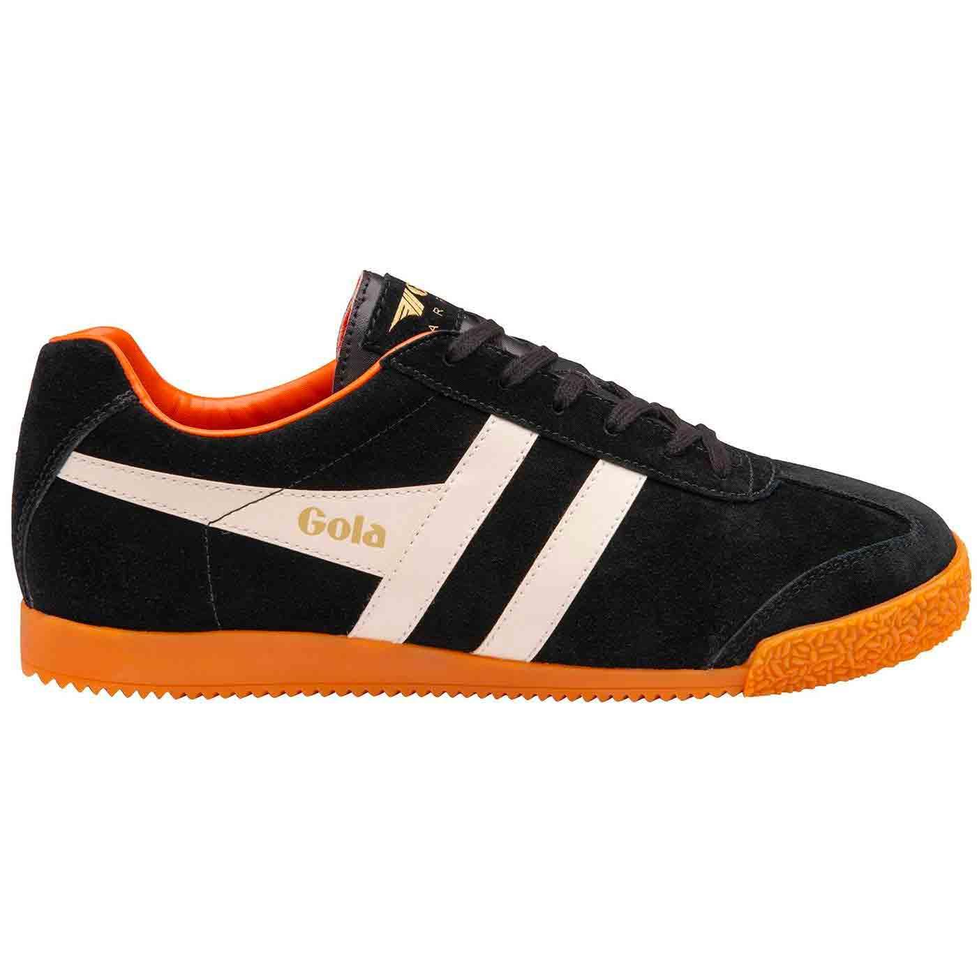 GOLA Harrier Suede Womens Retro Trainers (B/OW/MO)