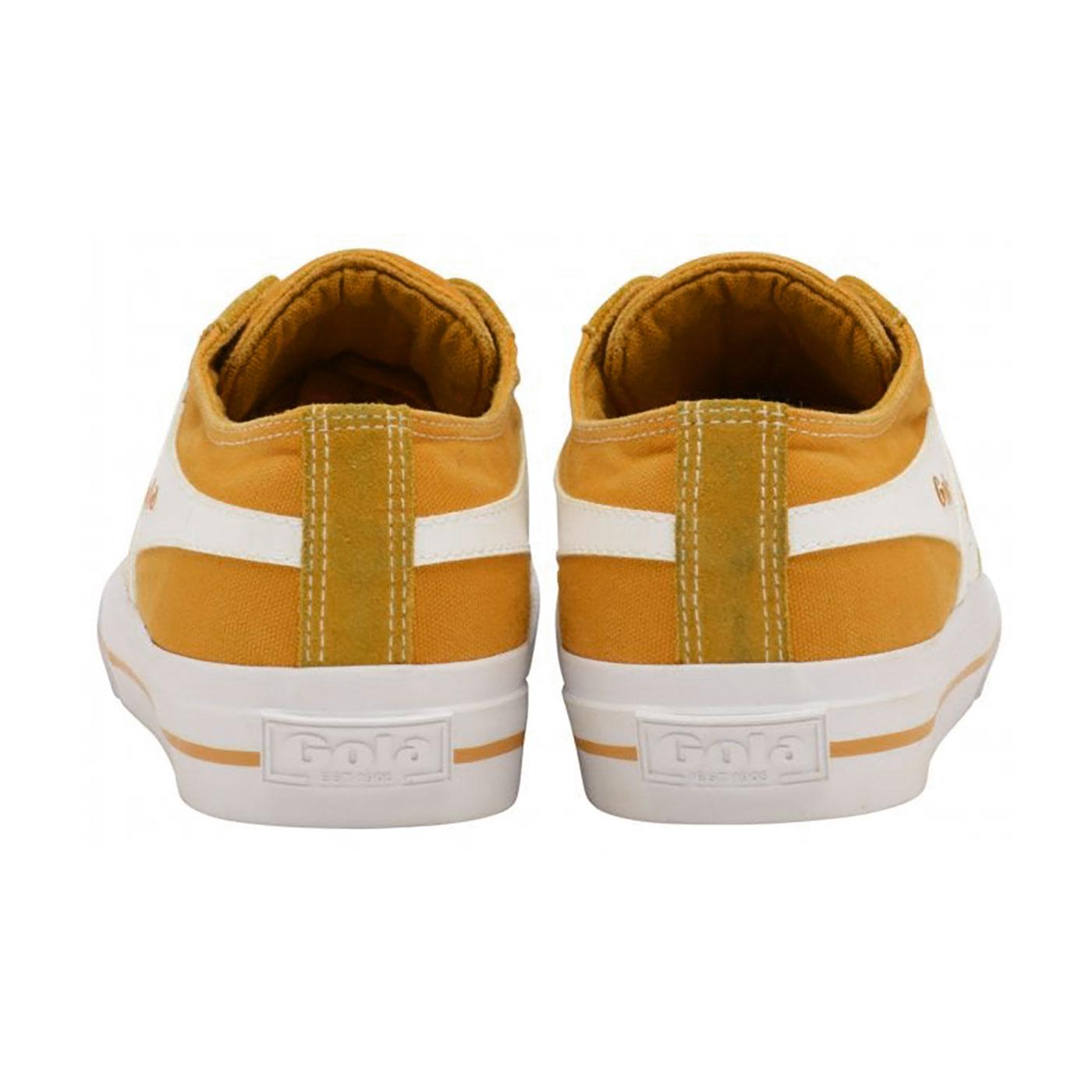 GOLA Quota II Women's Retro Washed Canvas Trainers in Sun