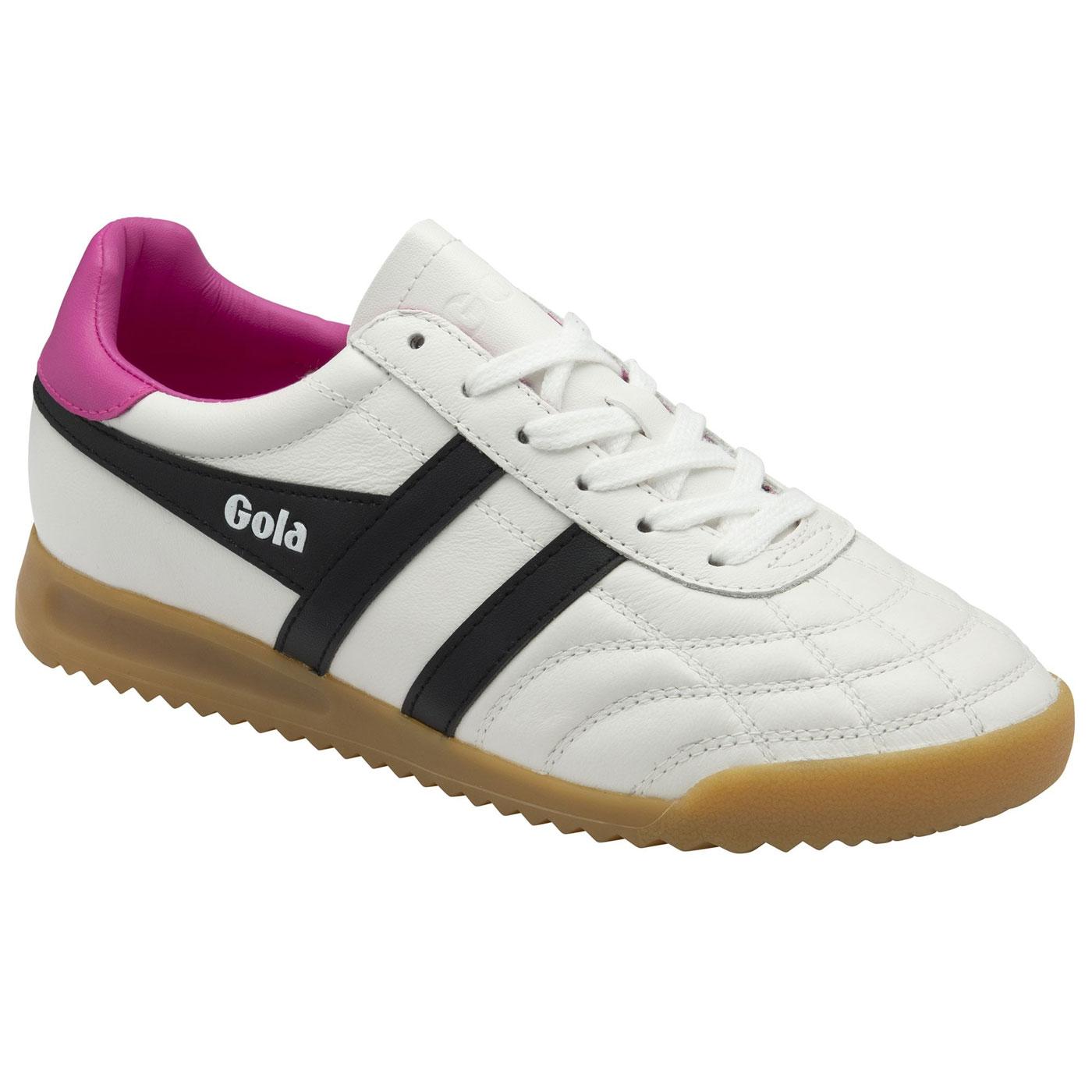 Stadium Gola Classics Leather Soccer Trainer (W/B)