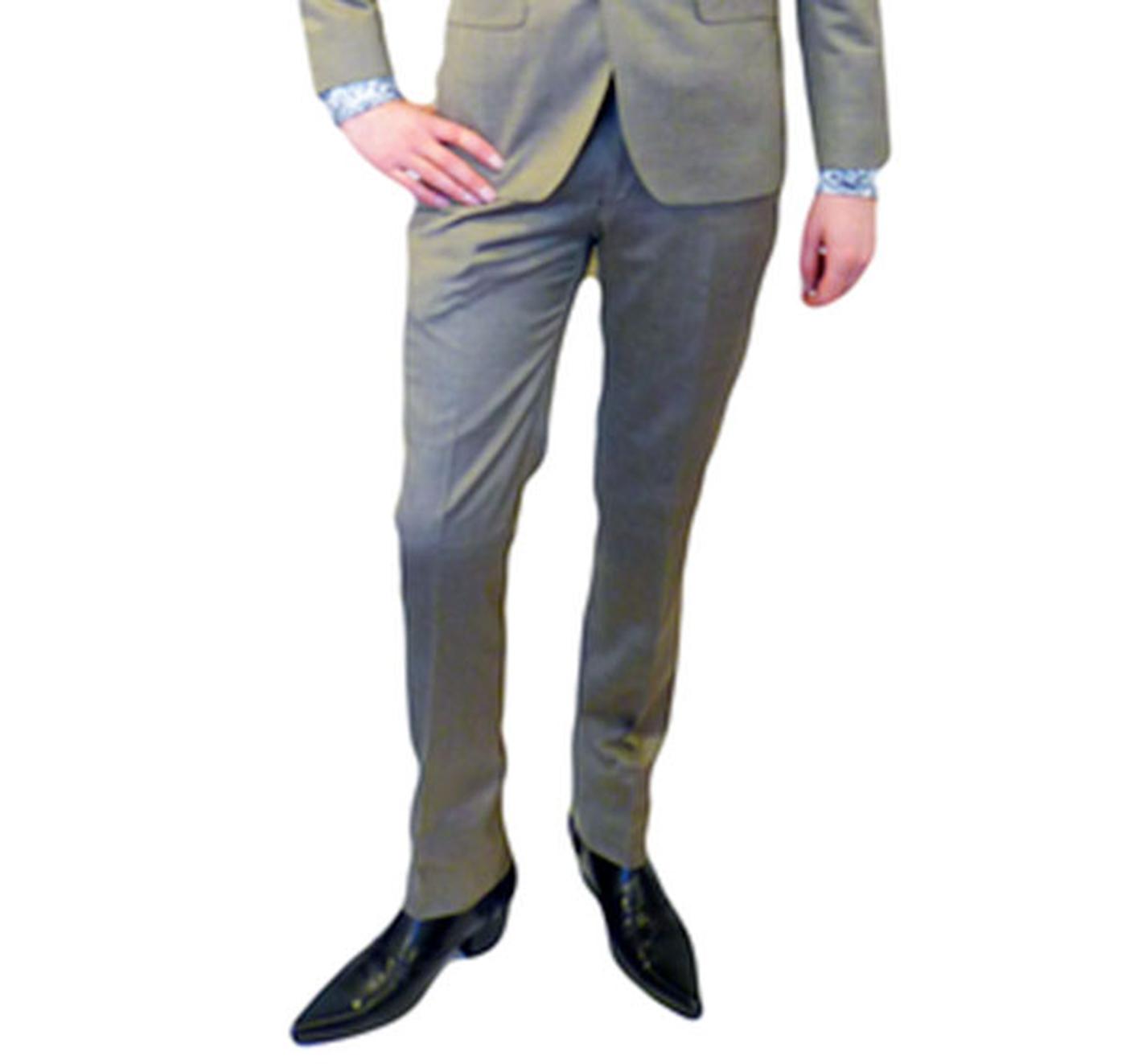 BEN SHERMAN Mod Retro Mod Gold Tonic Suit Trouser