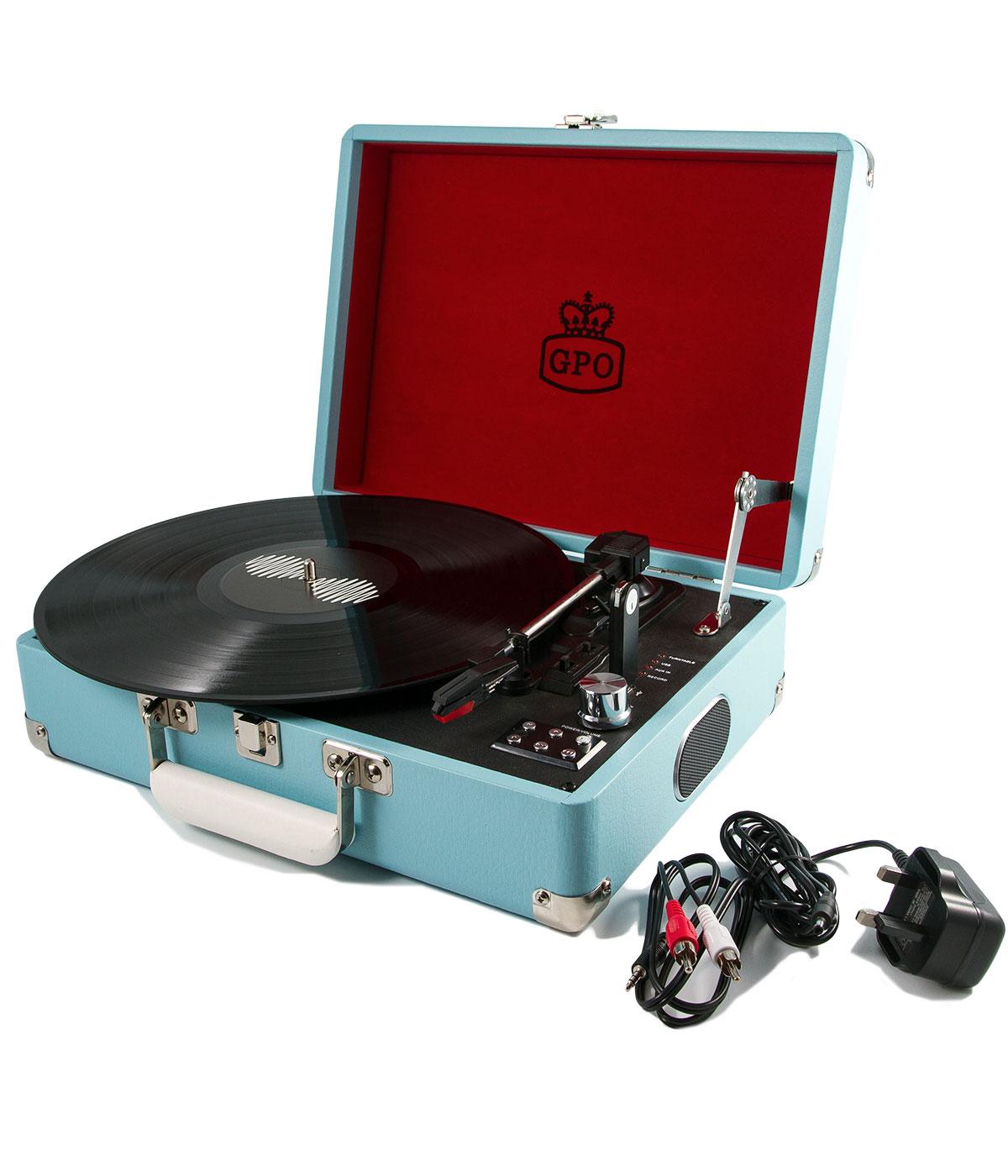 GPO RETRO 1960s Attache Case Vinyl Record Player