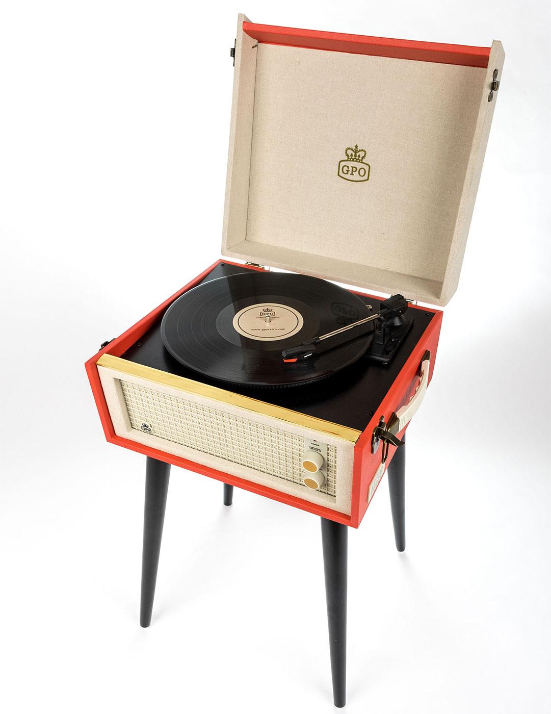 Bermuda GPO RETRO 1960s Mod Vintage Record Player