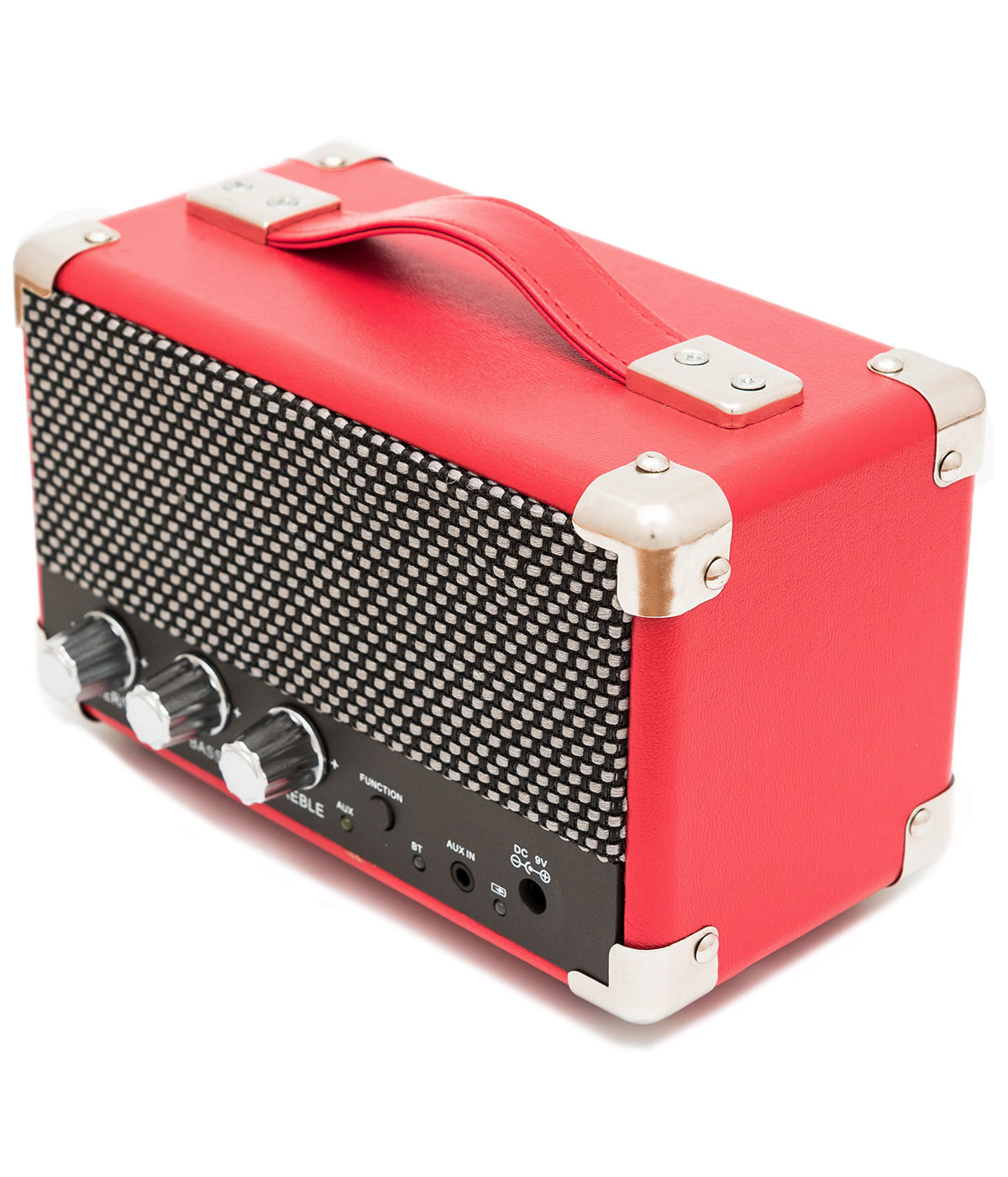 GPO RETRO Westwood Mini Vintage 1960s Bluetooth Speaker In Red   Gpo Retro Mini Speaker R3 