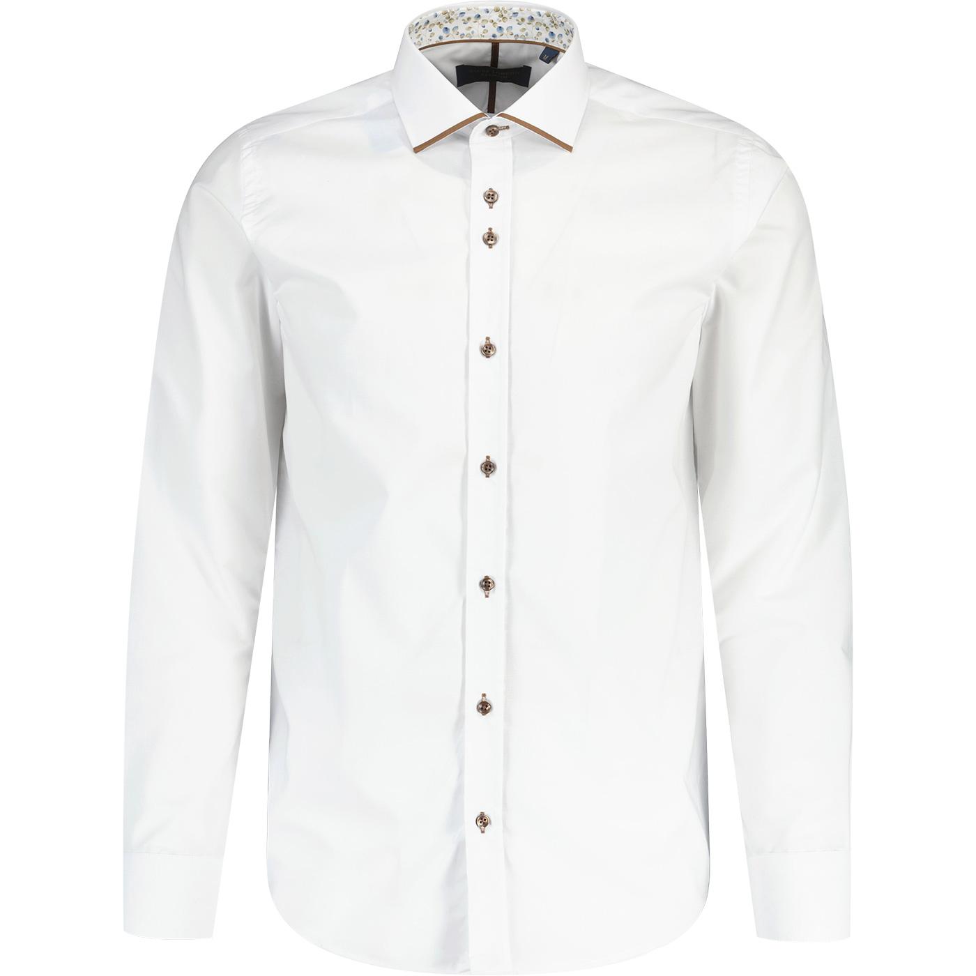 Guide London Panelled Collar End On End LS Shirt W
