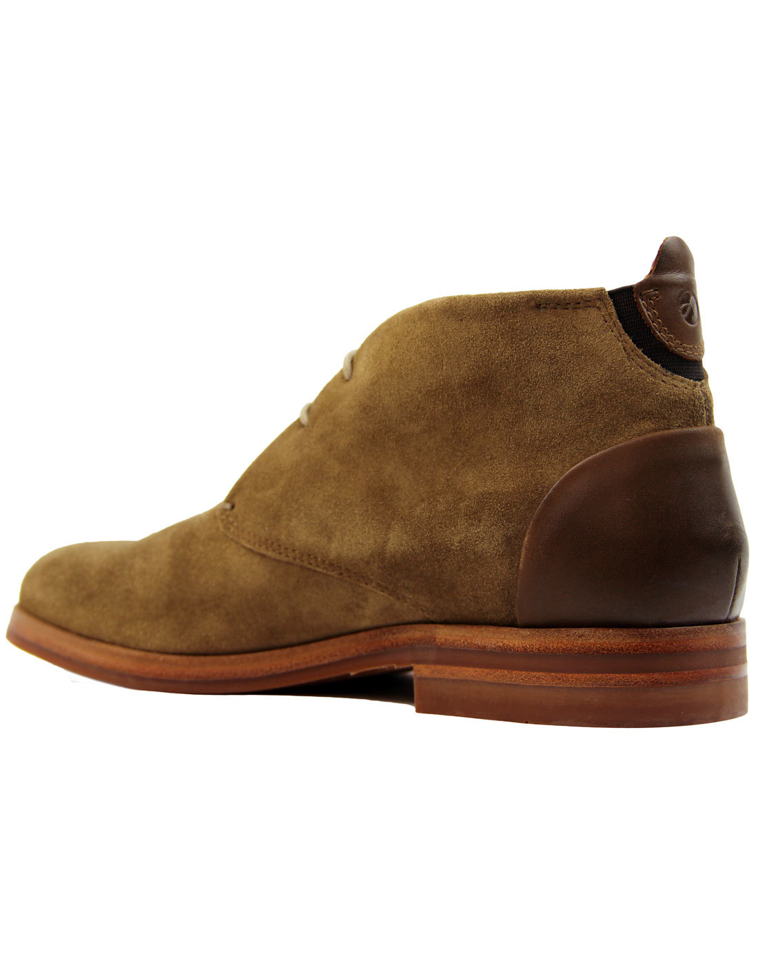 H by HUDSON Matteo Men s Retro 60s Mod Tobacco Suede Chukka Boots