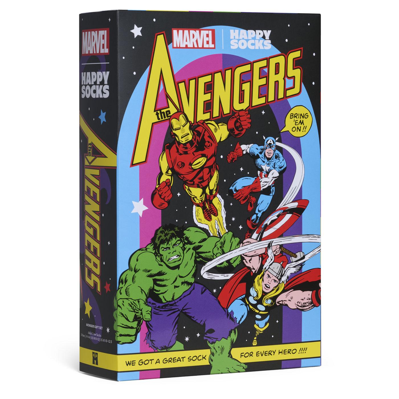 +Happy Socks x Marvel™ 6 Pack Avengers Gift Set