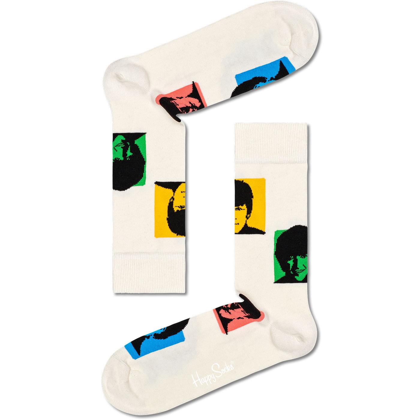 + HAPPY SOCKS x BEATLES Pop Art Silhouettes Socks
