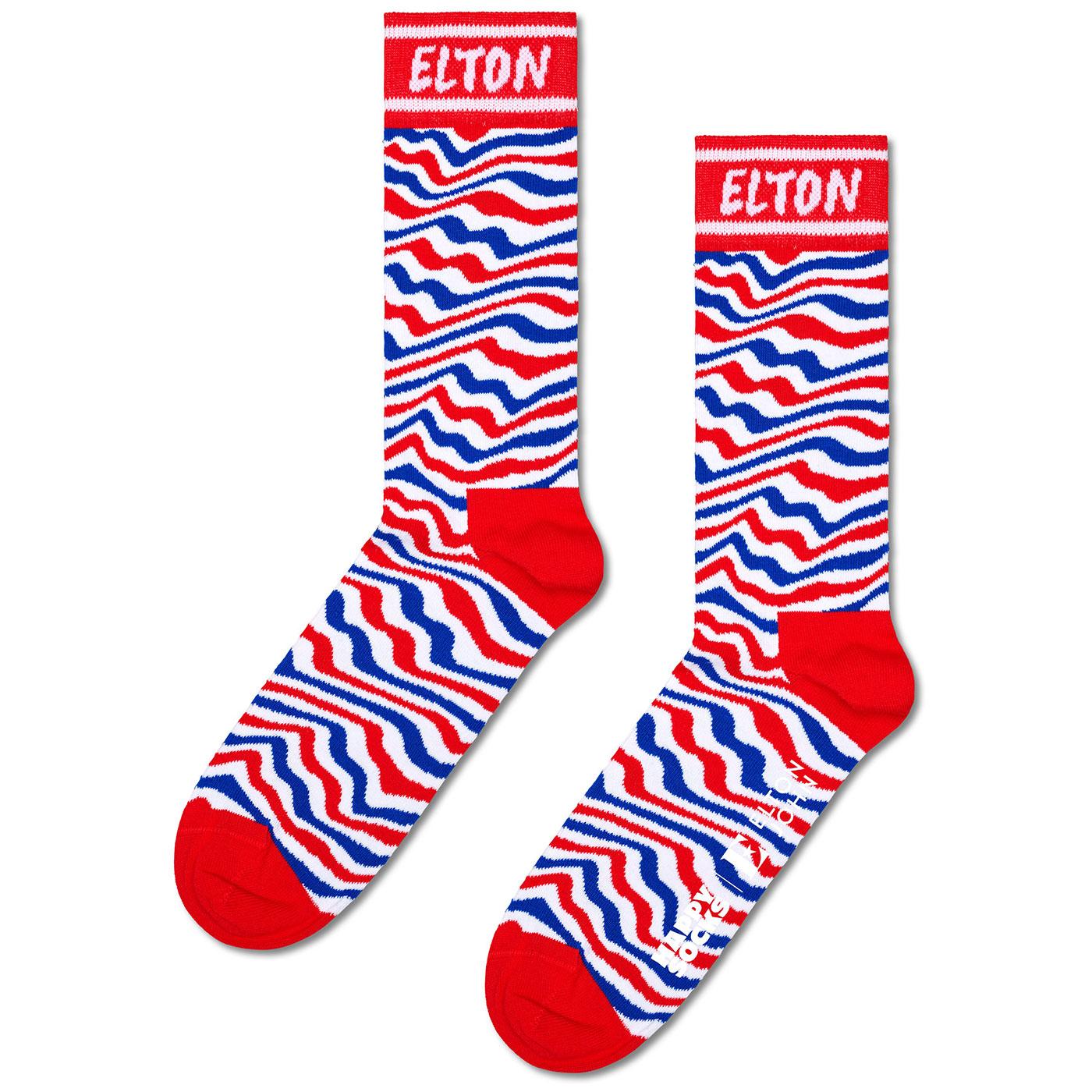 + Happy Socks x Elton John Women's Striped Socks