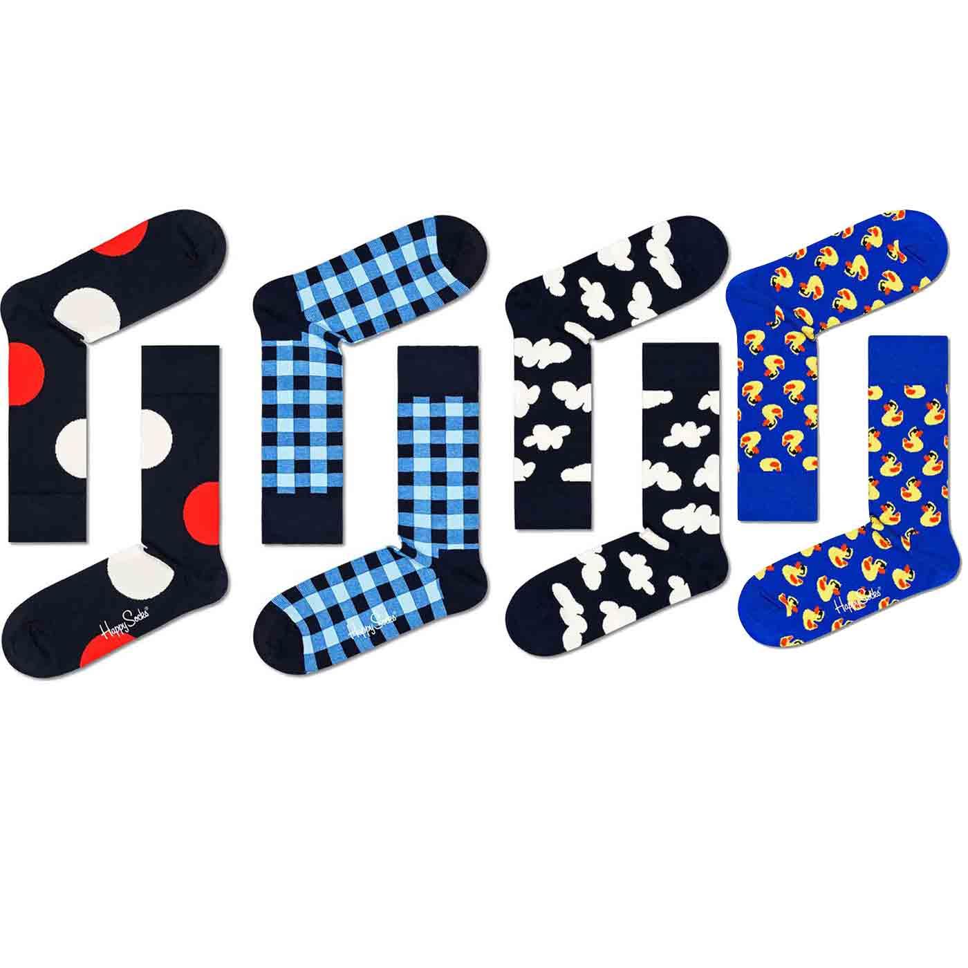 +Happy Socks My Favourite Blues 4 Pack Gift Set