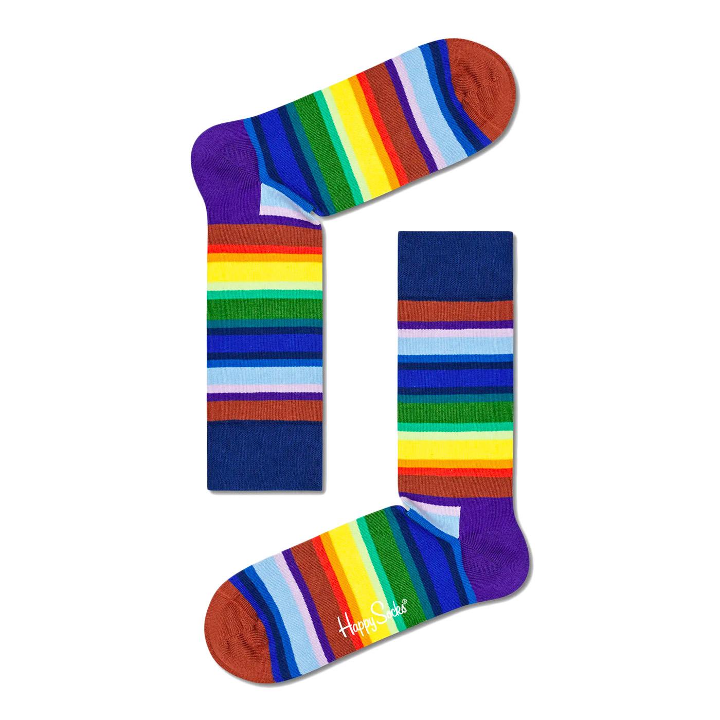 + HAPPY SOCKS Women's Gradient Stripe Socks (N/B)